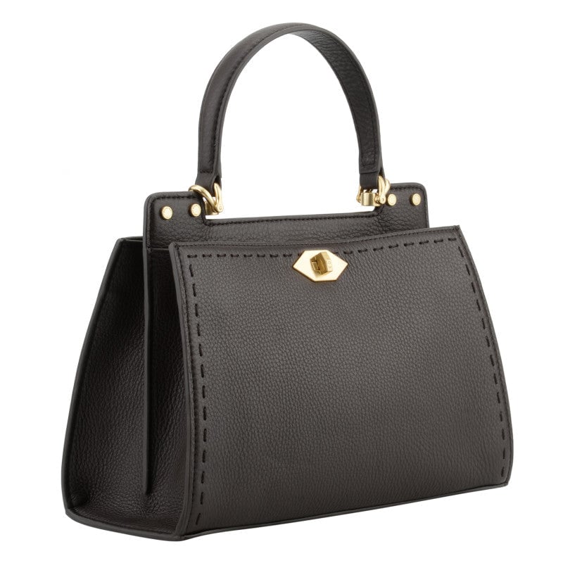 Handbag in calfskin Brown