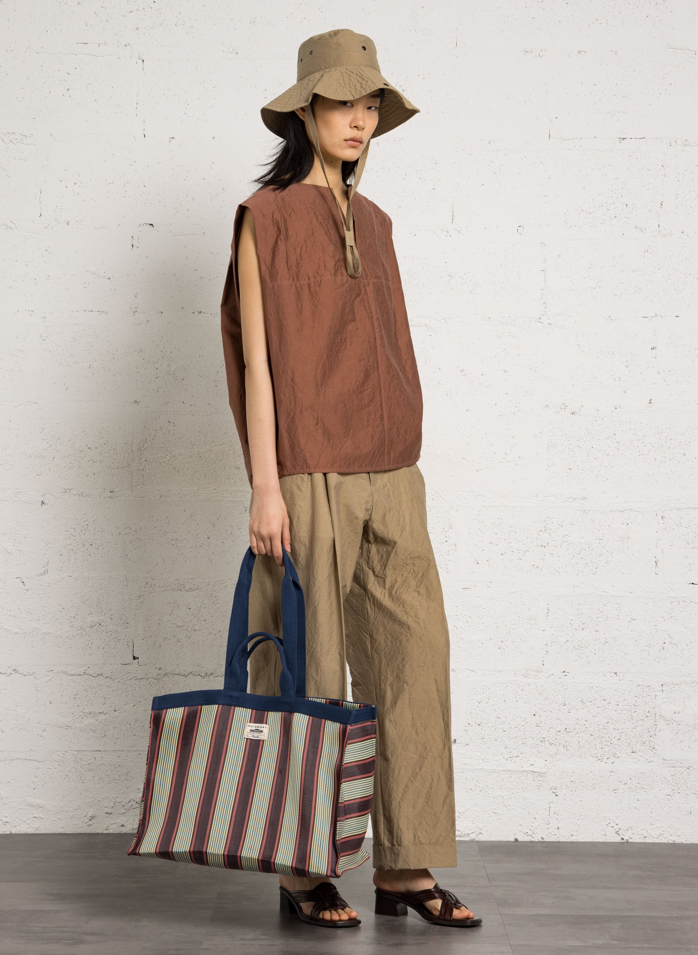 Striped tote bag MOISMONT Multicolored