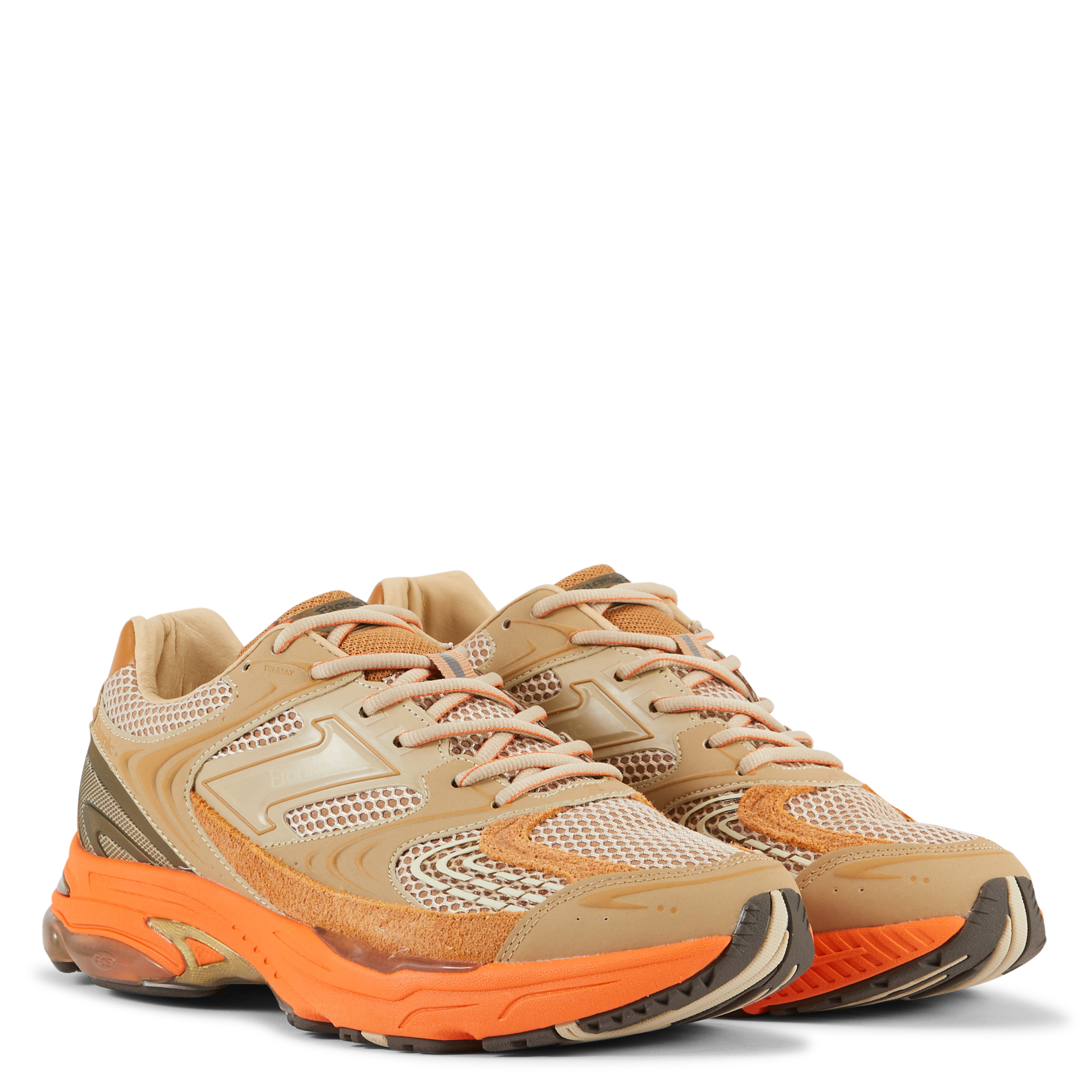 Lace-up flatform sneakers ETONIC Orange