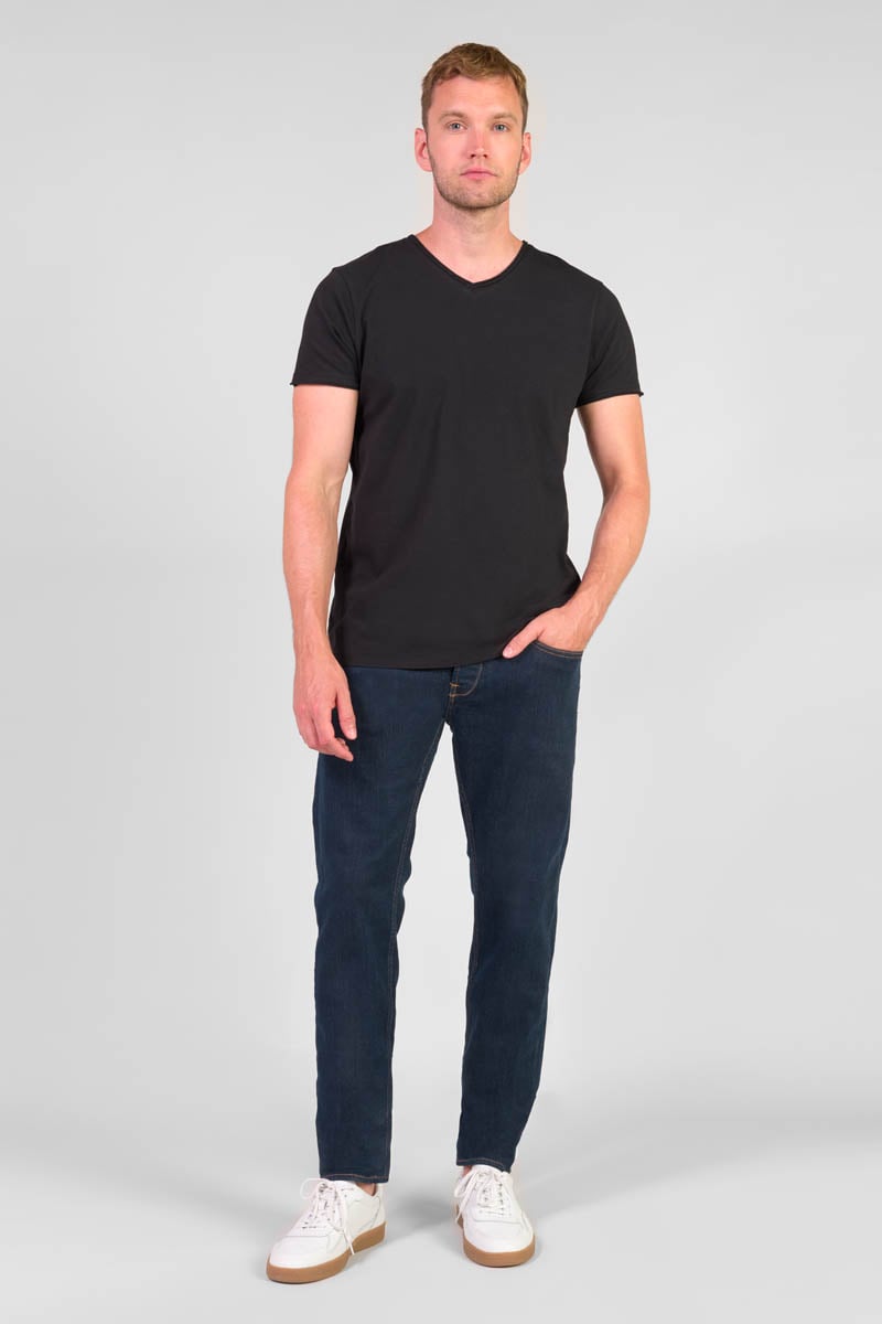 Slim stretch jeans, length 34 LE TEMPS DES CERISES Blue