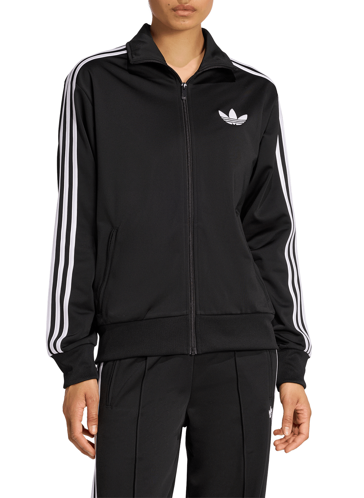 Gilet droit col montant ADIDAS Noir