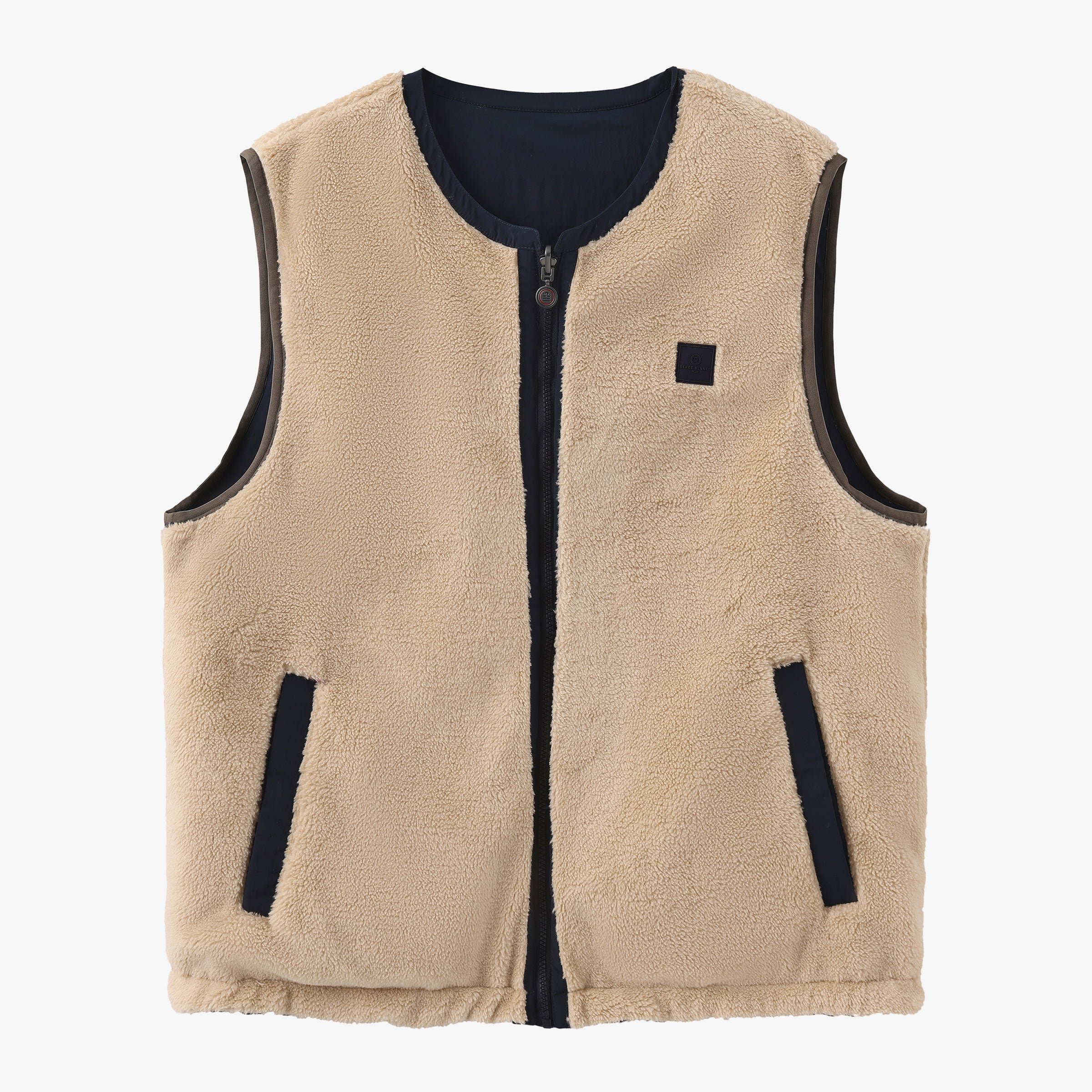Veste sans manches réversible SERGE BLANCO Bleu