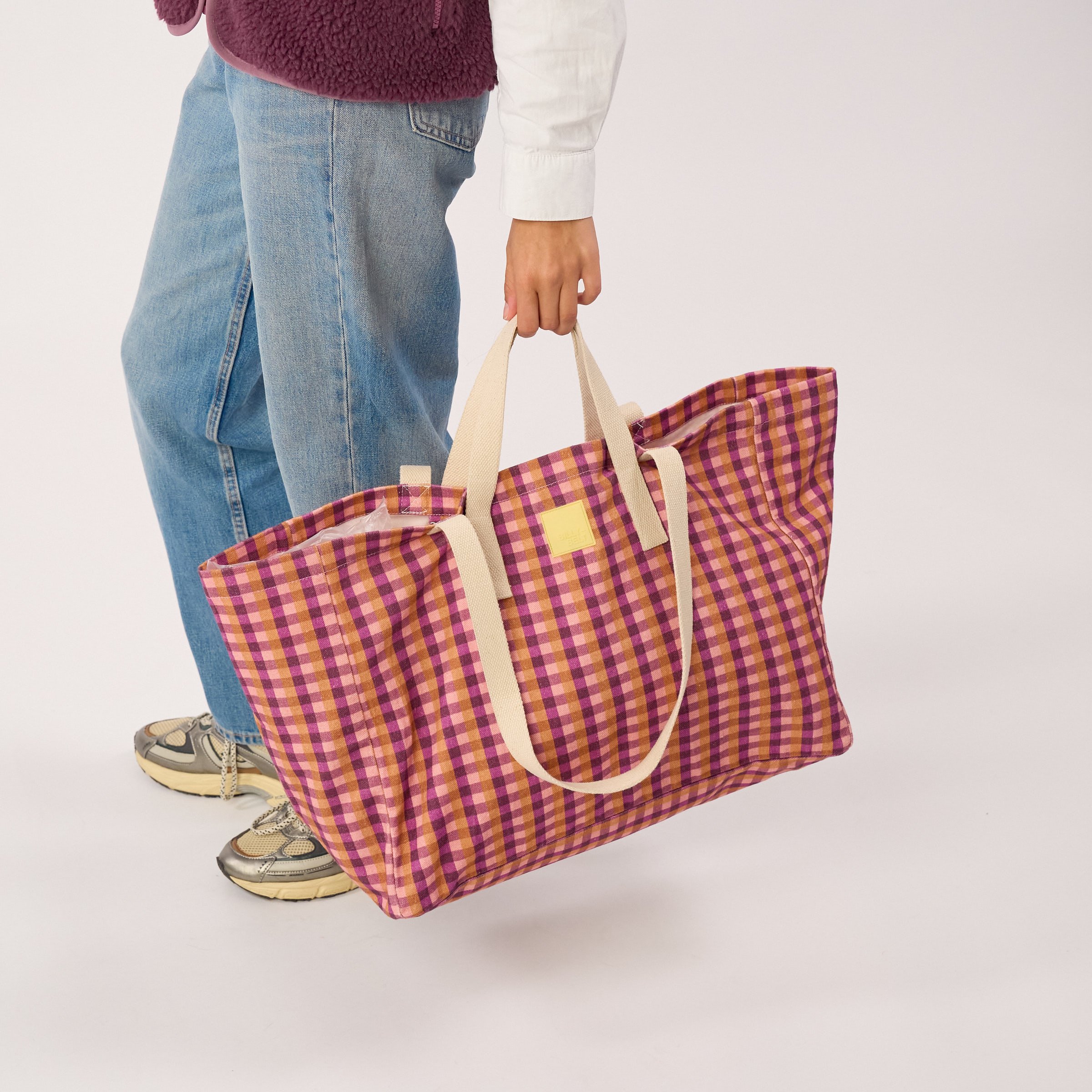 Organic cotton tote bag | Purple BILLYBELT Women
