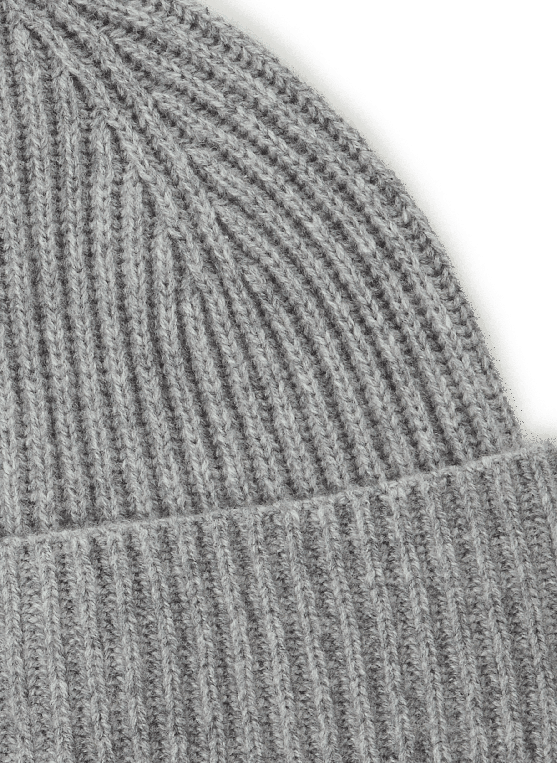 Ribbed-knit cashmere hat SAISON 1865 Grey