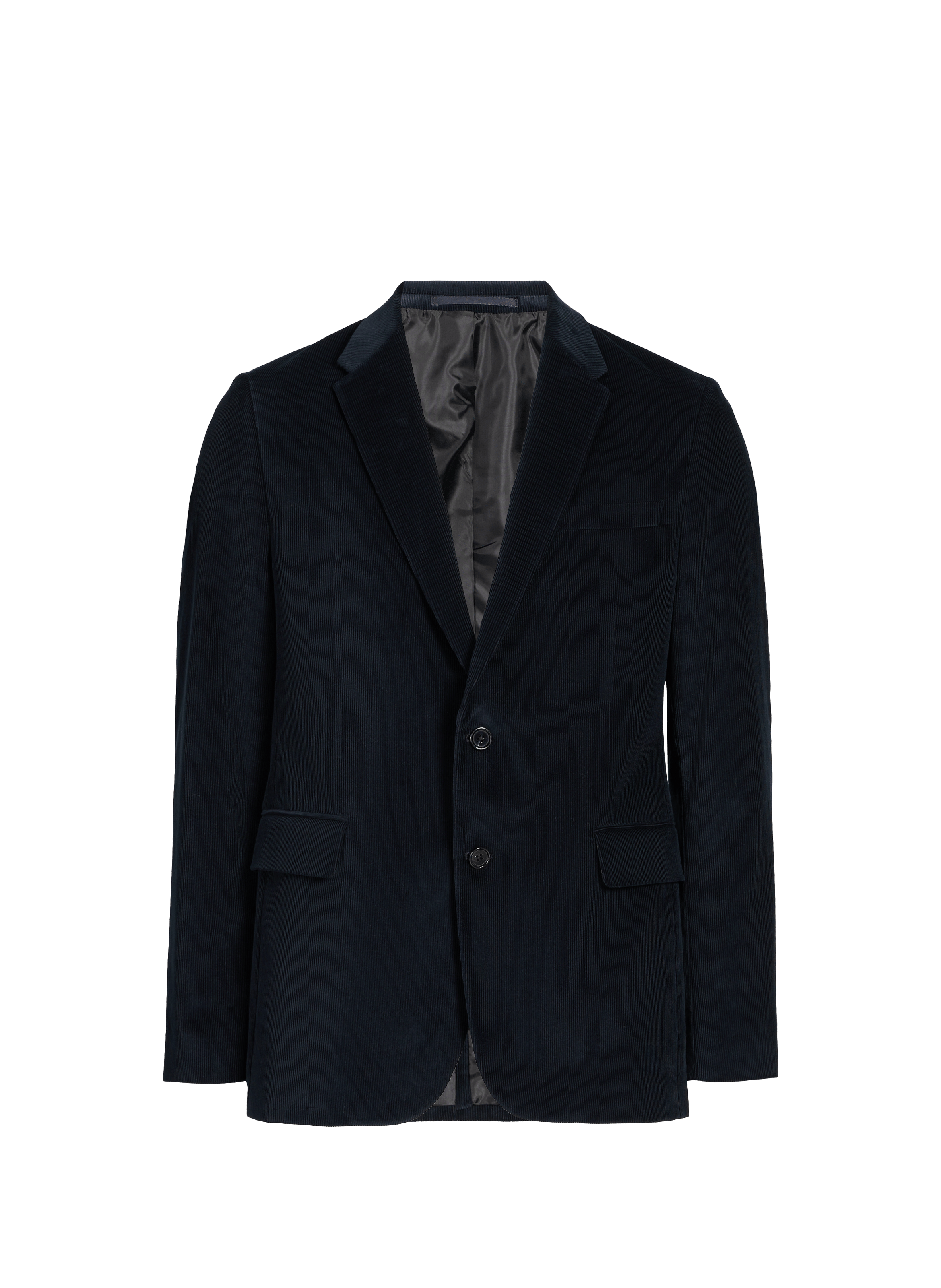 Corduroy wool blend velvet suit AU PRINTEMPS PARIS Blue