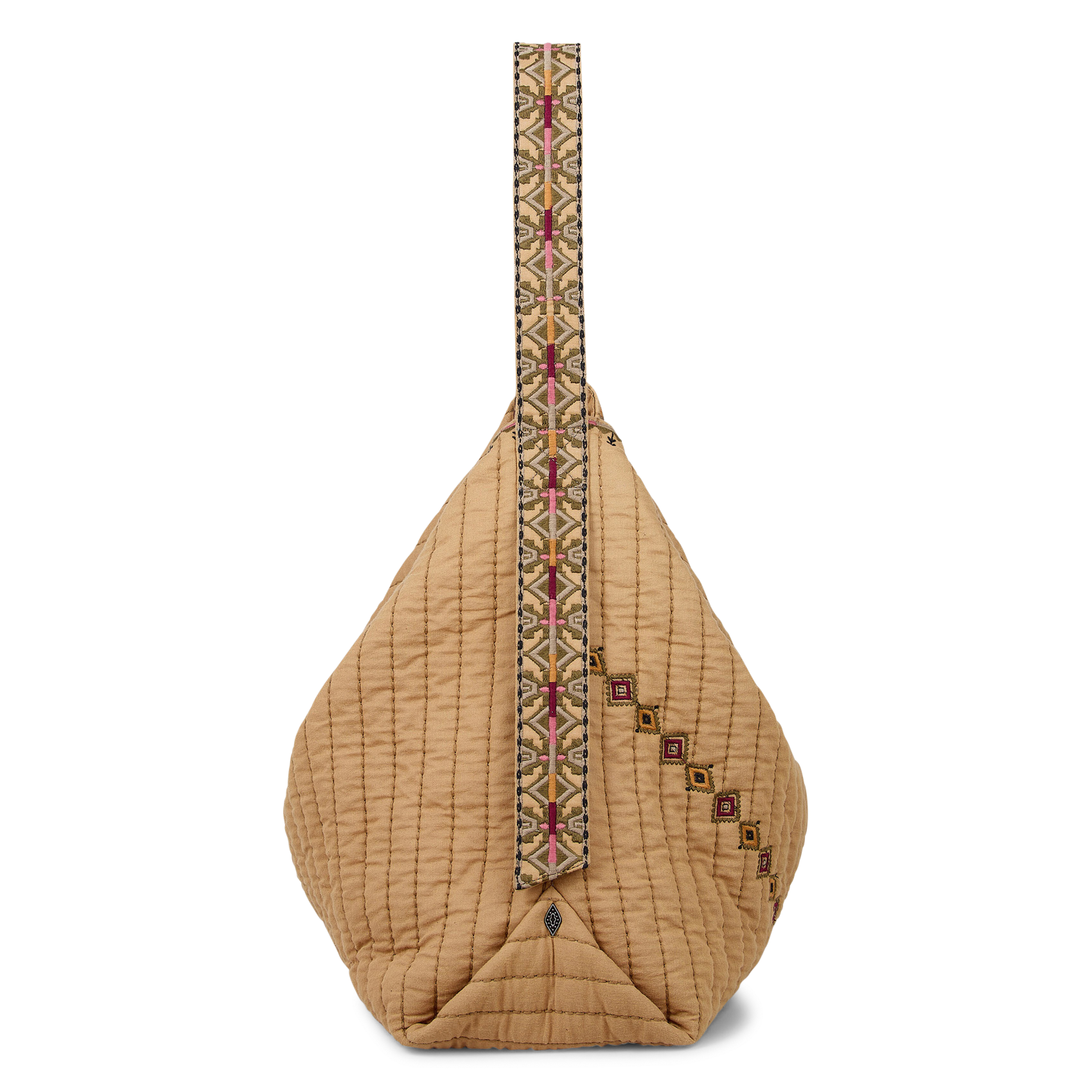 Bolso tote acolchado de algodón BA&SH Beige