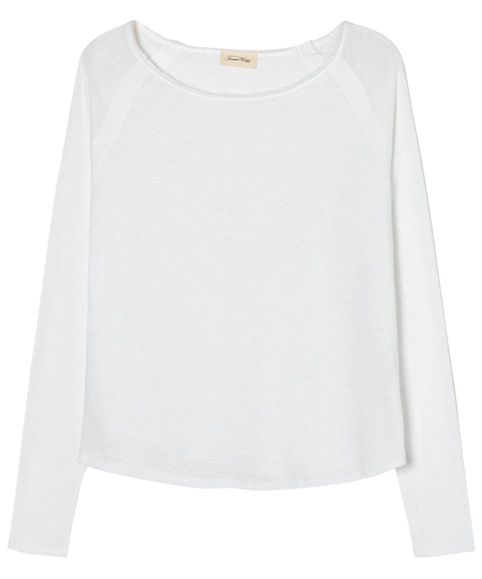 Katoenen T-shirt met boothals SONOMA Blanc