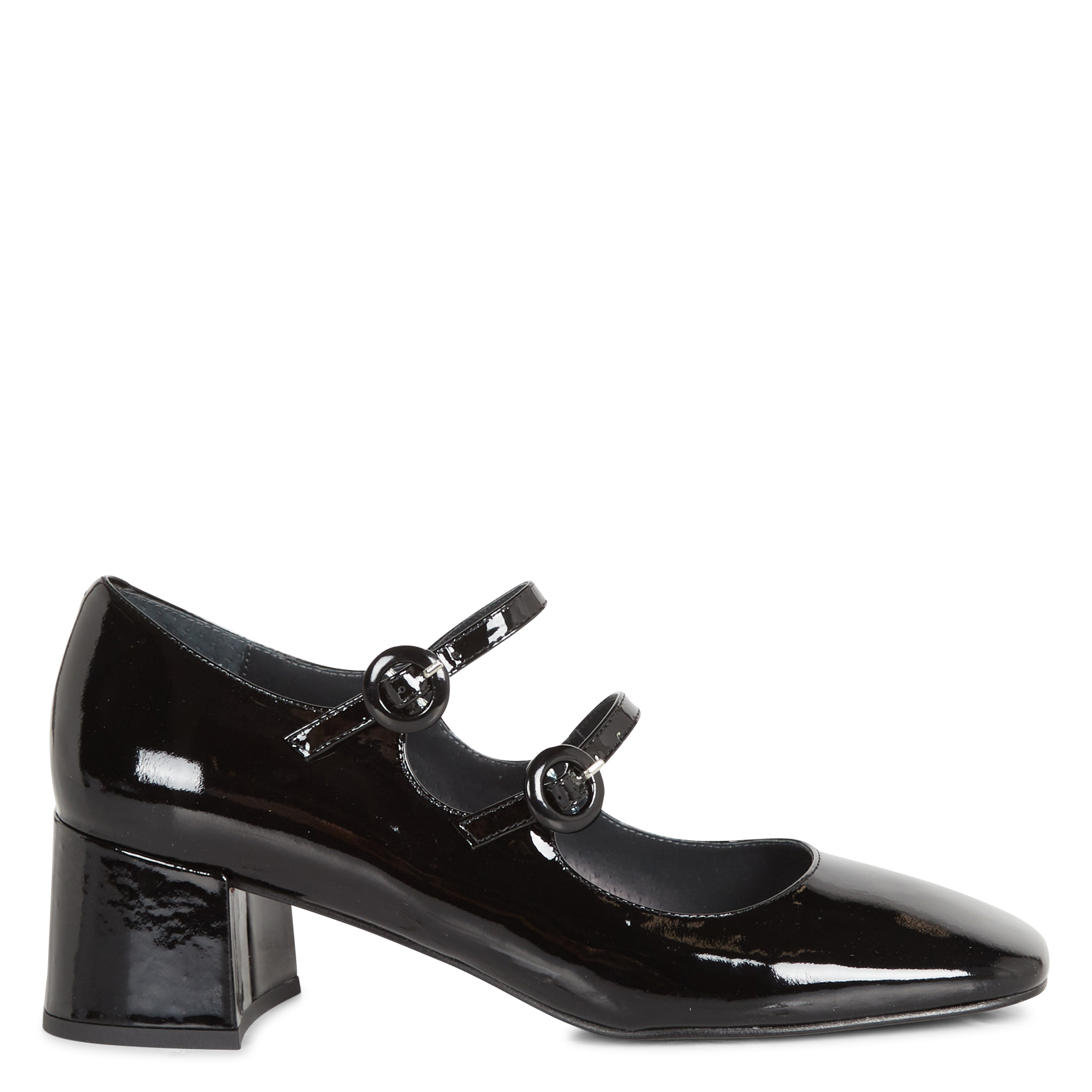 Glazed leather Mary Janes JONAK