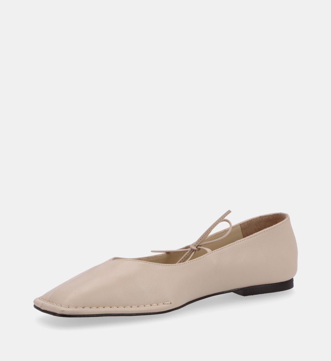 Cendrillon goatskin leather ballet pumps ALOHAS Beige