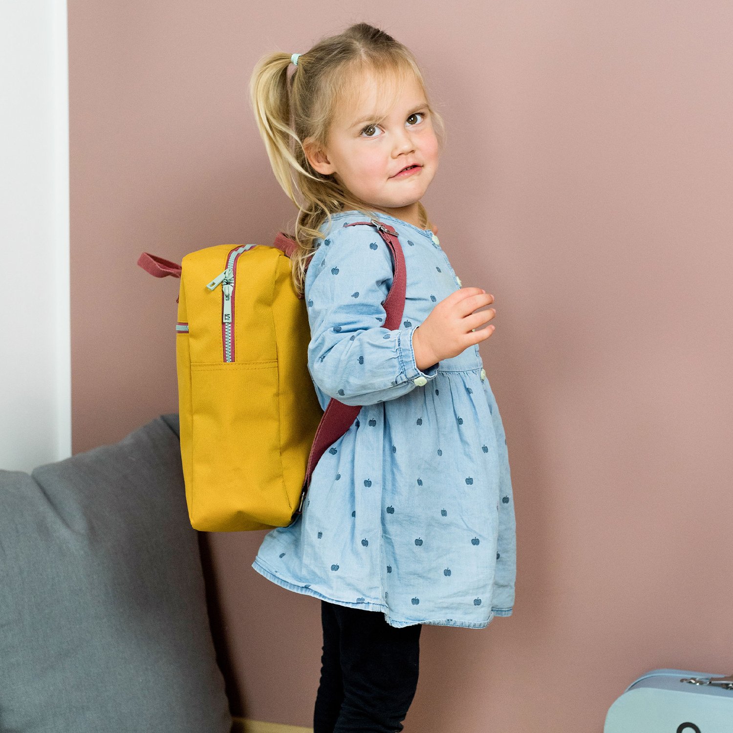 Kids&#039; mini backpack KINDSGUT Yellow