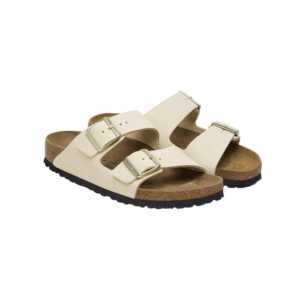 Faux leather sandals Beige