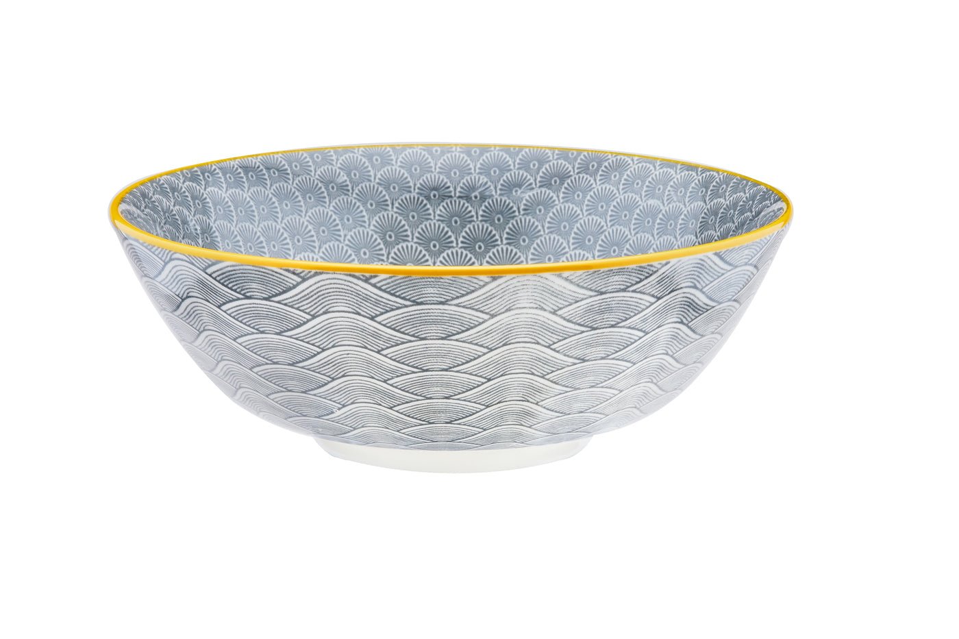 Bowl pattern ø21cm - 6 pieces - color BJORN Grey