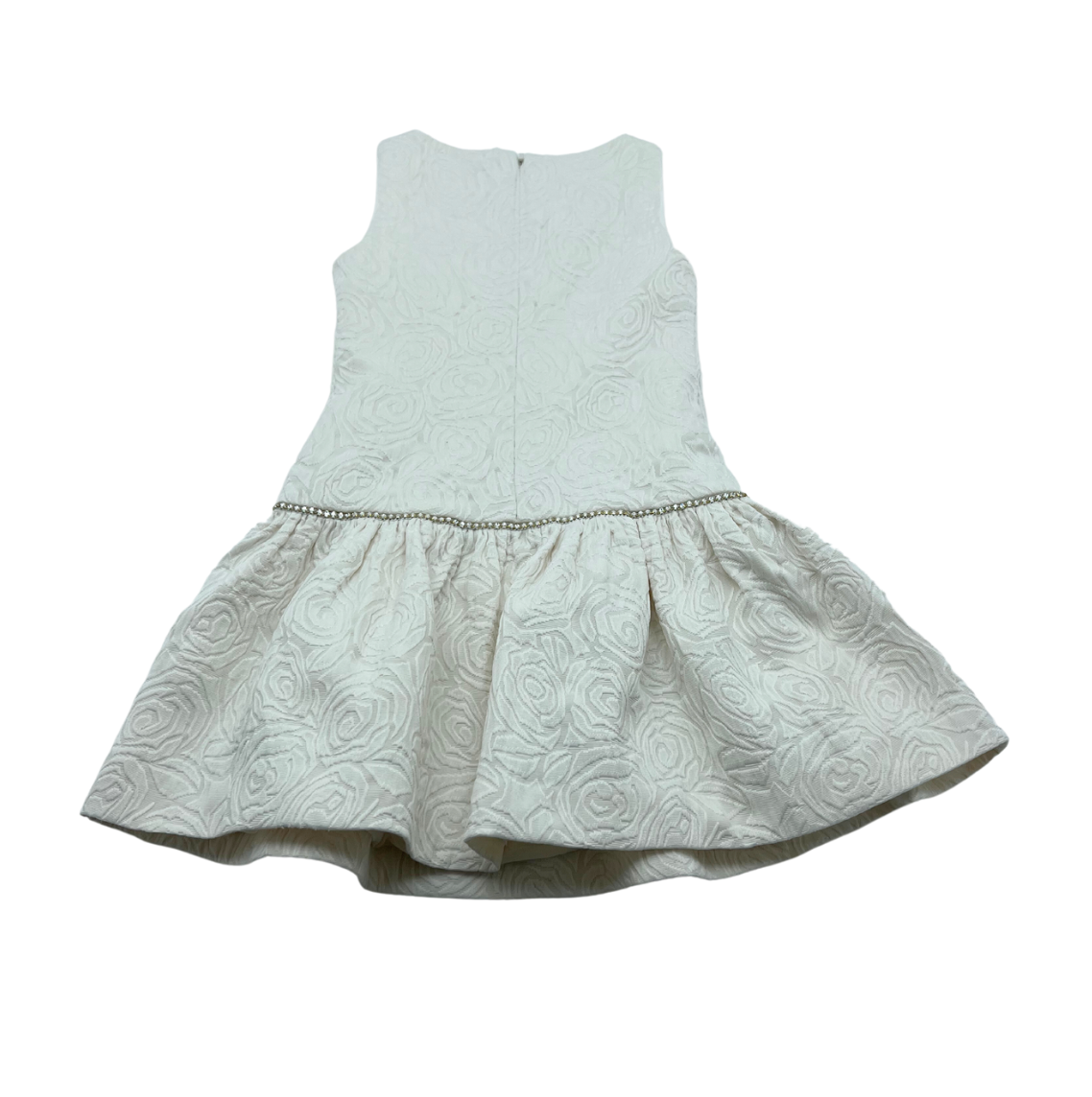 White child's dress - 8 years MONNALISA - Seconde main White