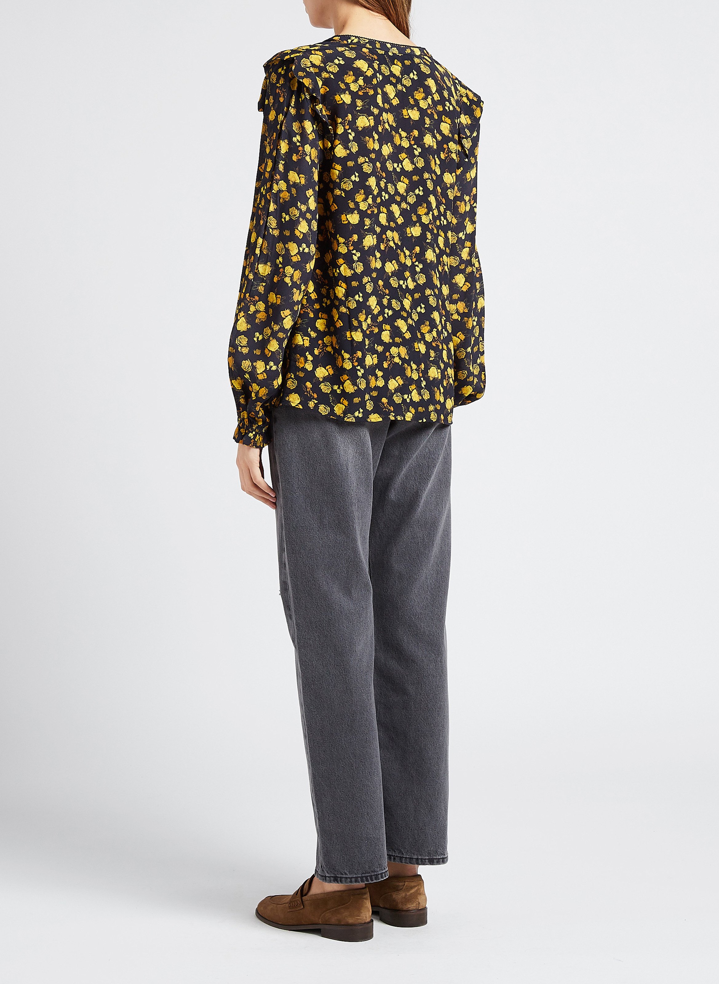 Floral print V-neck blouse TOMMY HILFIGER Multicolored