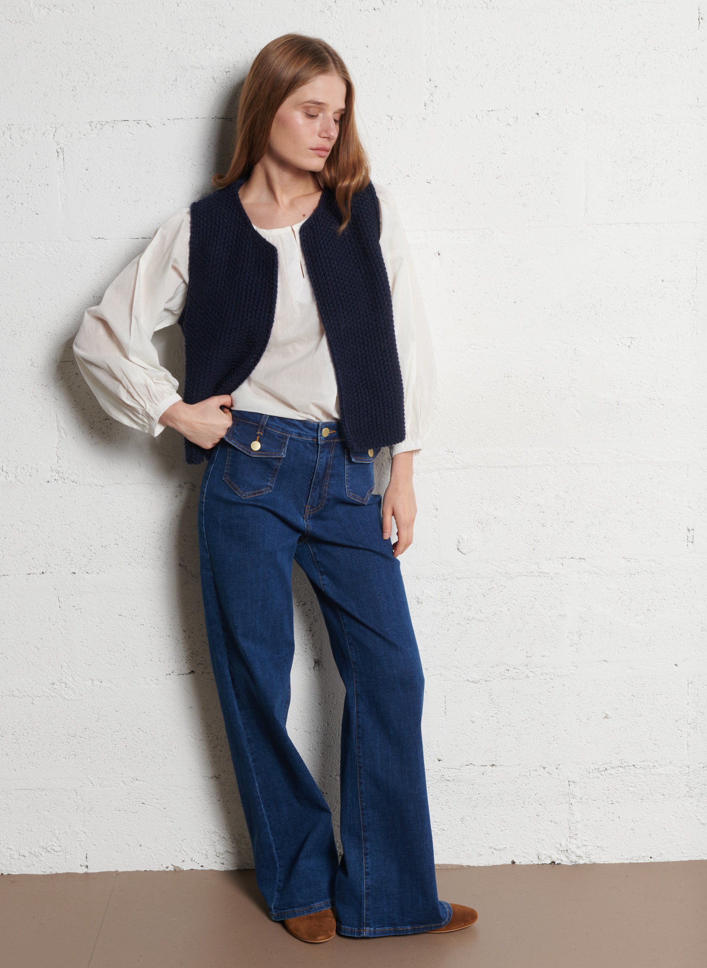 Charlotte - Flared Jeans aus Baumwolle - Look 5