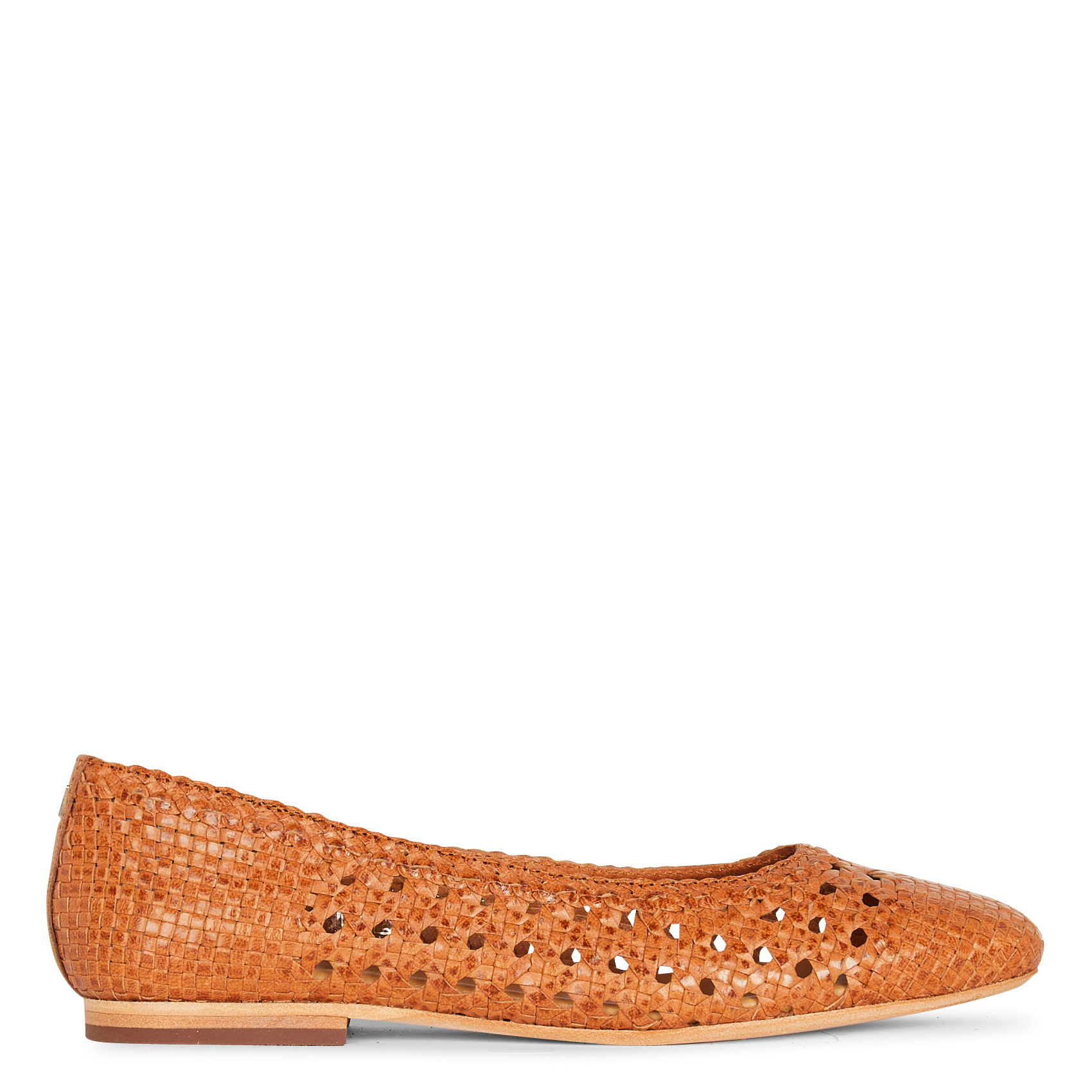 Ballerines en cuir tressé  JB MARTIN Marron