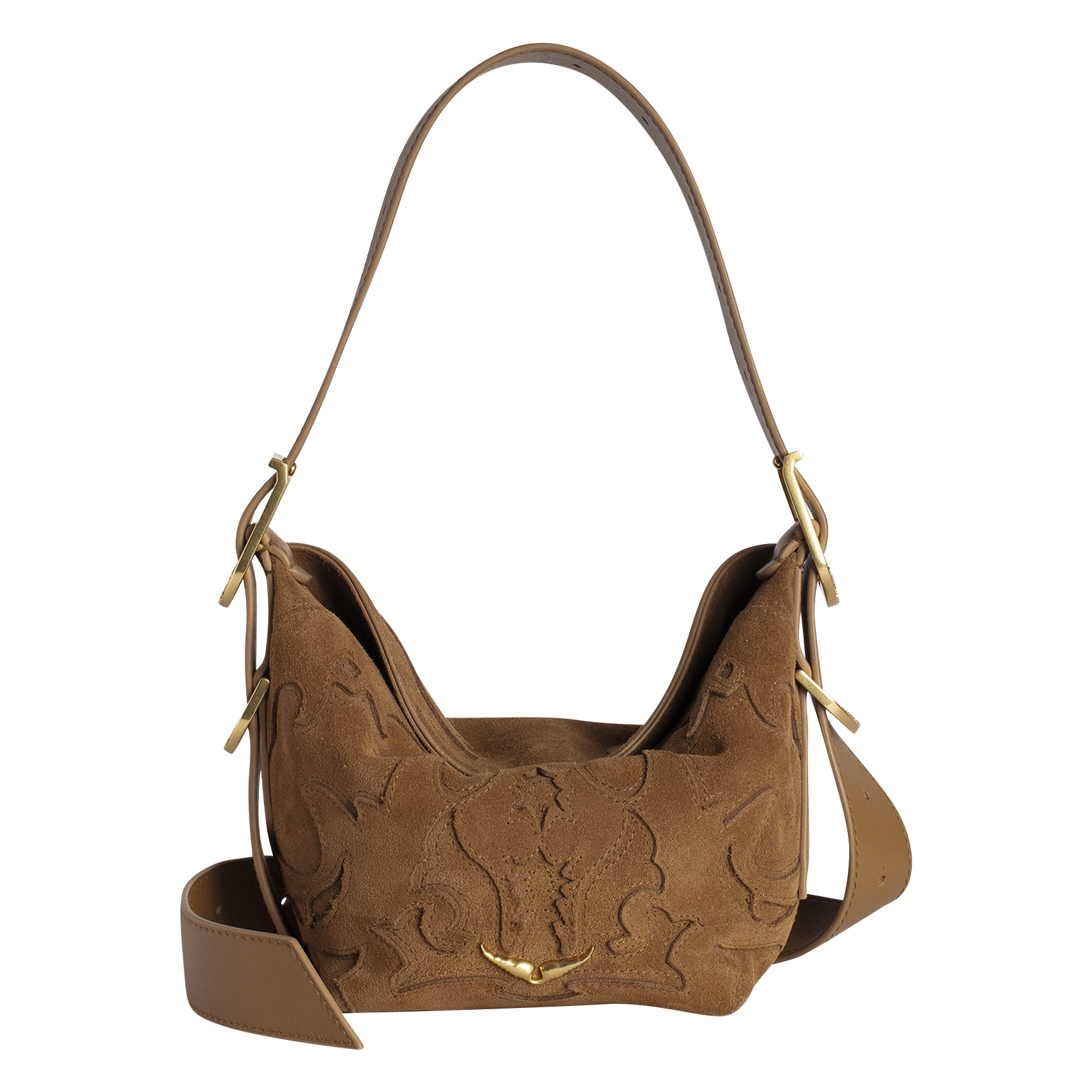 Suède tas ZADIG&VOLTAIRE Bruin