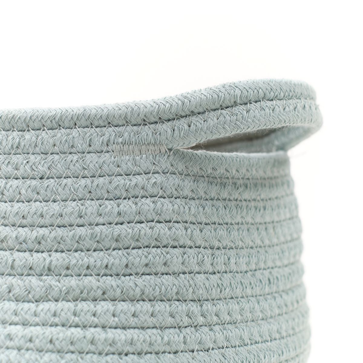 Panier rond en coton FACTORY Bleu