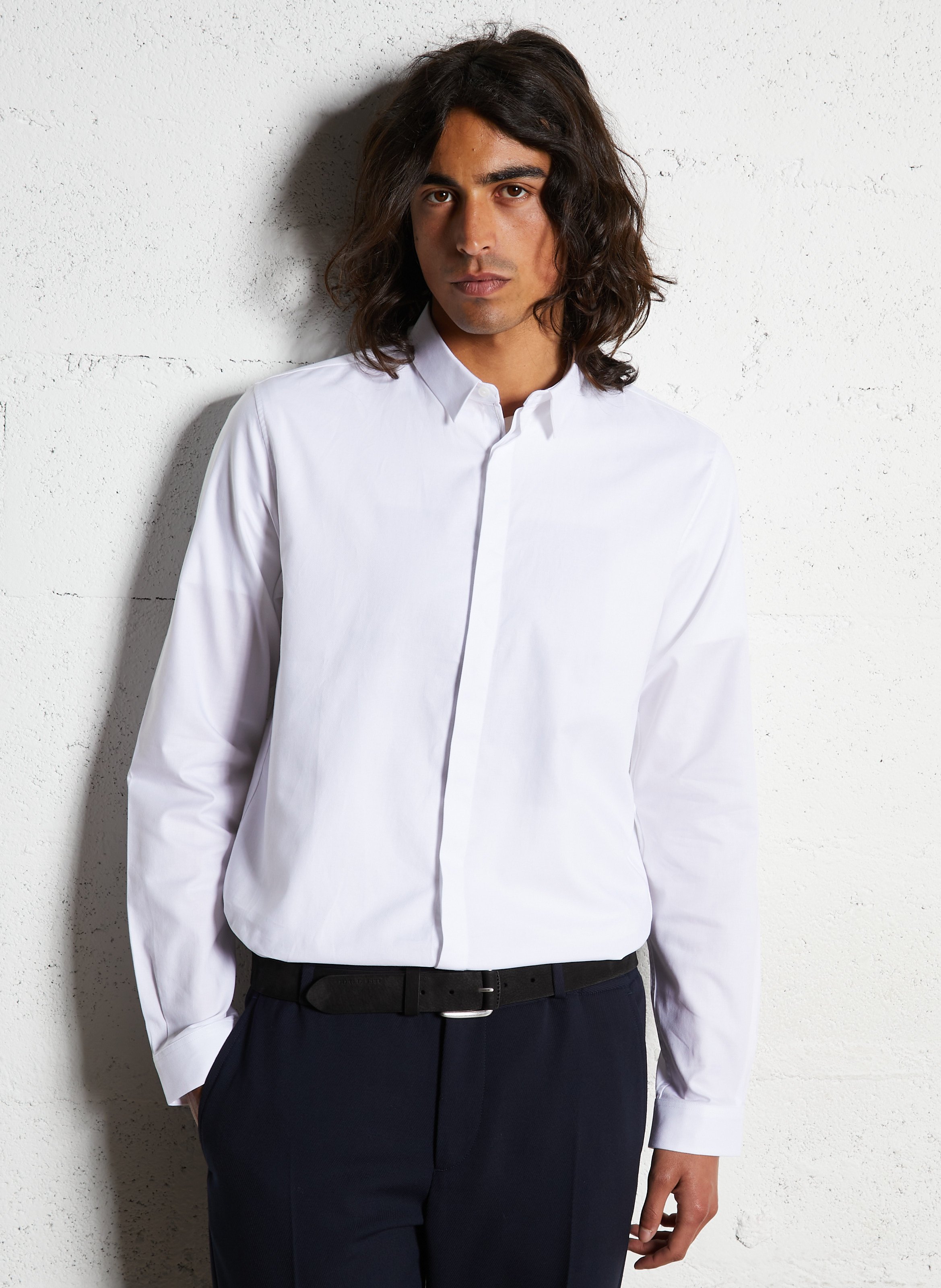 Classic collar shirt IKKS White