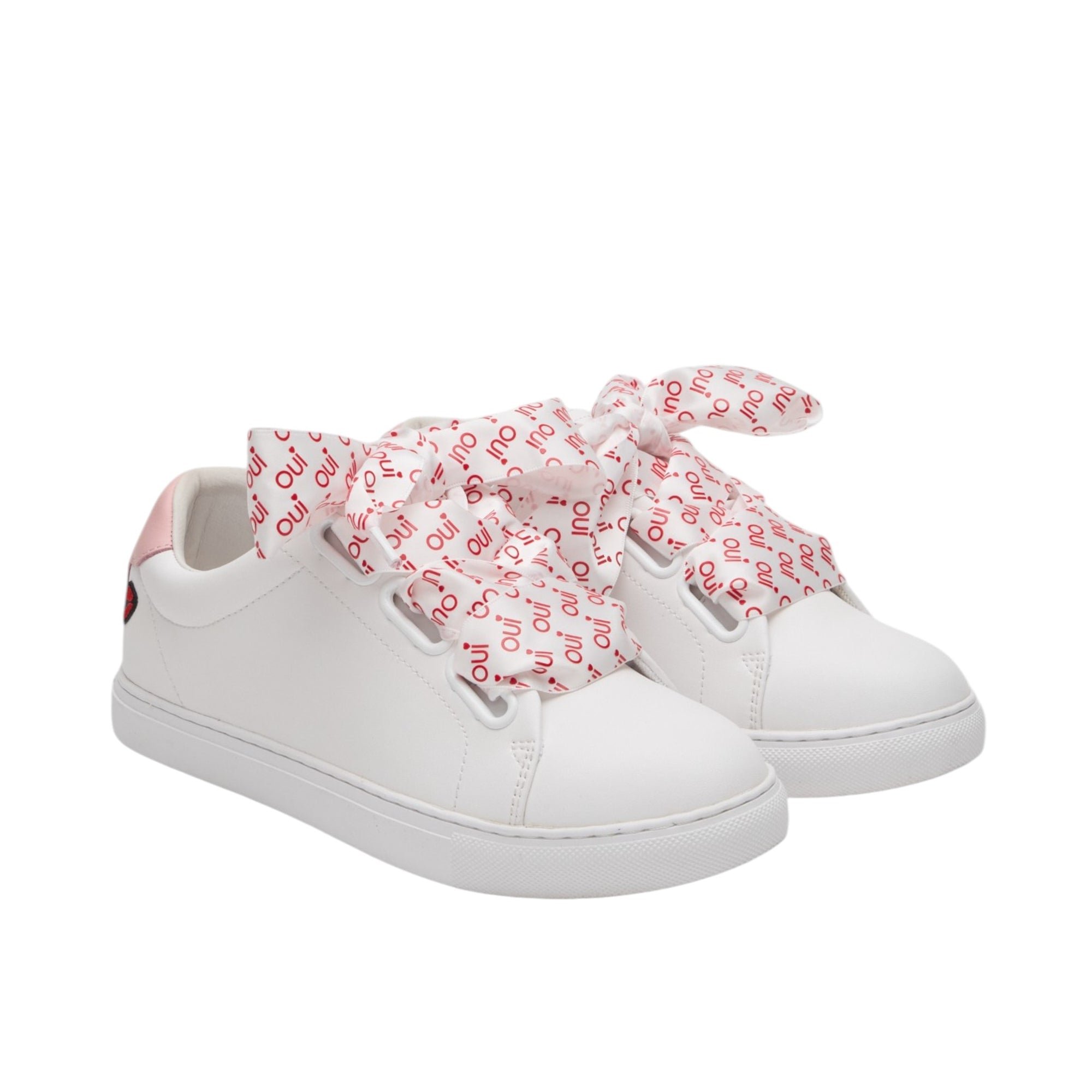Jimmy leather sneakers BONS BAISERS PARIS White