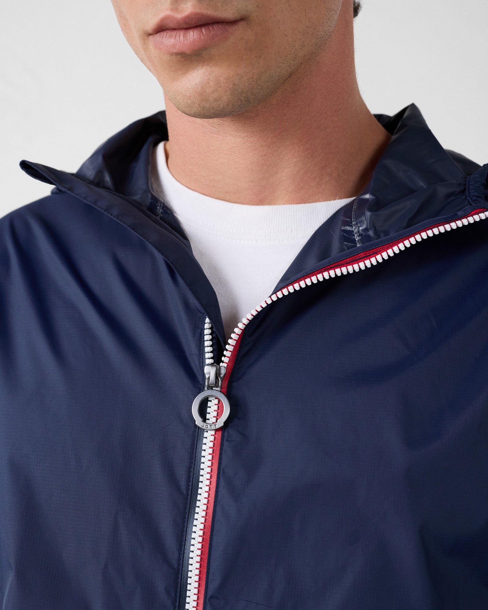 Packable long raincoat Skye JOTT Blue