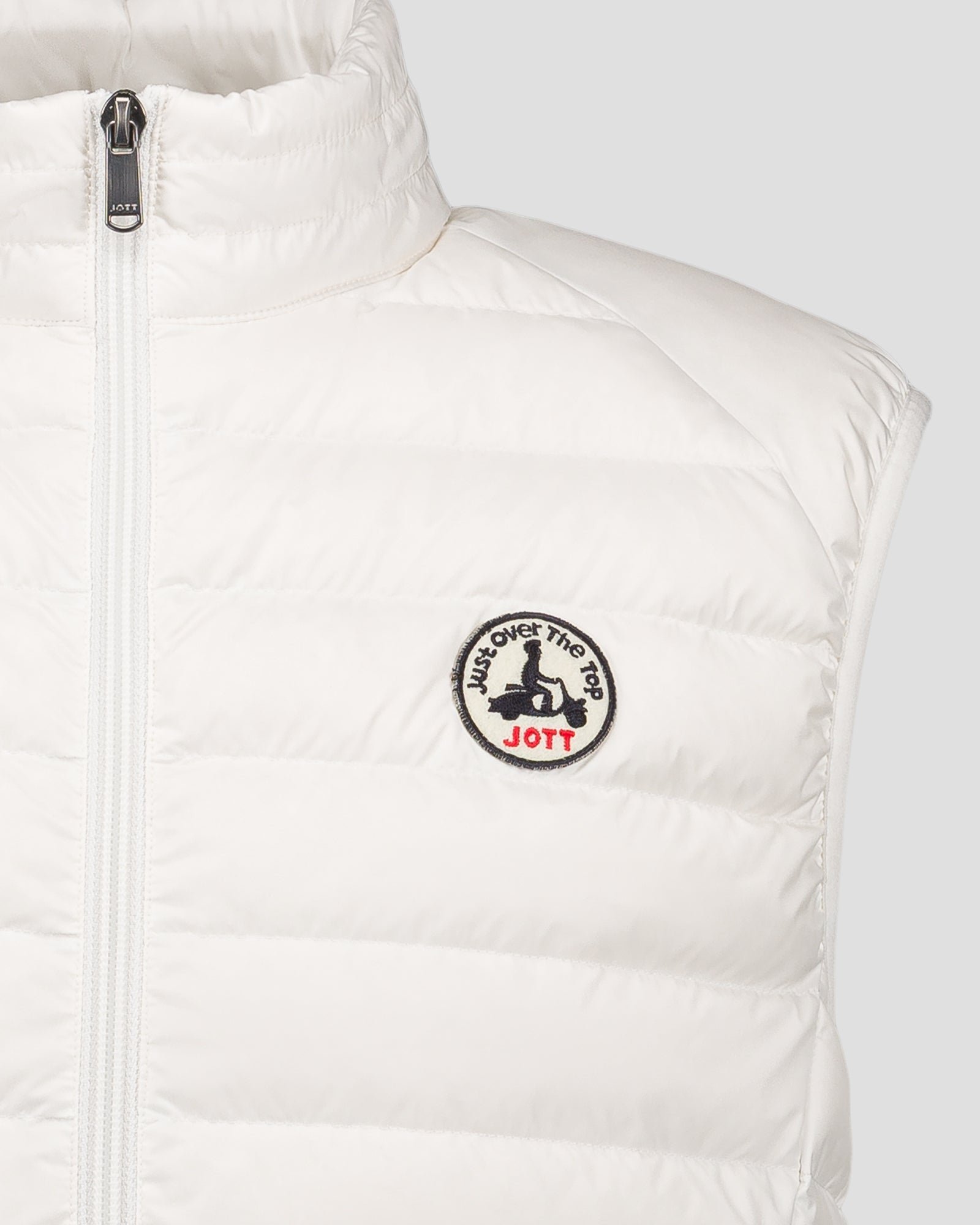 Sleeveless puffer jacket Tom JOTT White