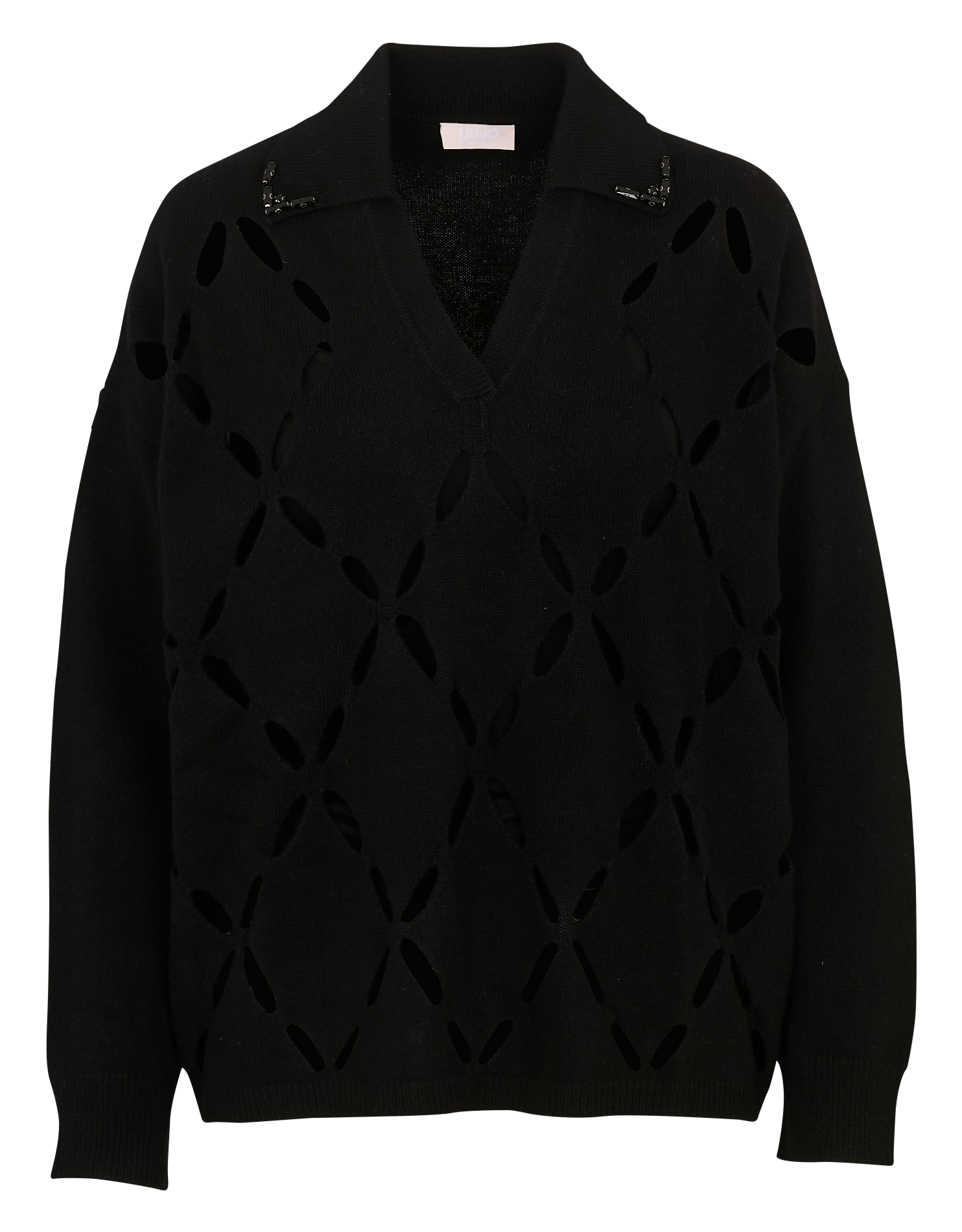 Pull oversize en laine LIU JO Noir