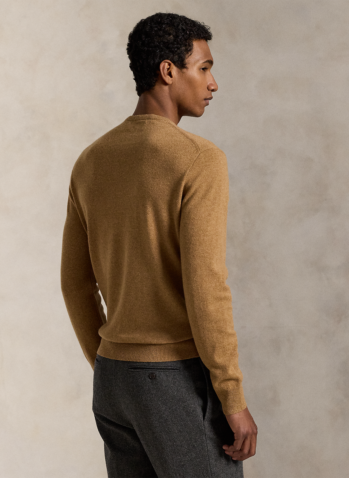 Abidjan wool round-neck sweater POLO RALPH LAUREN Brown