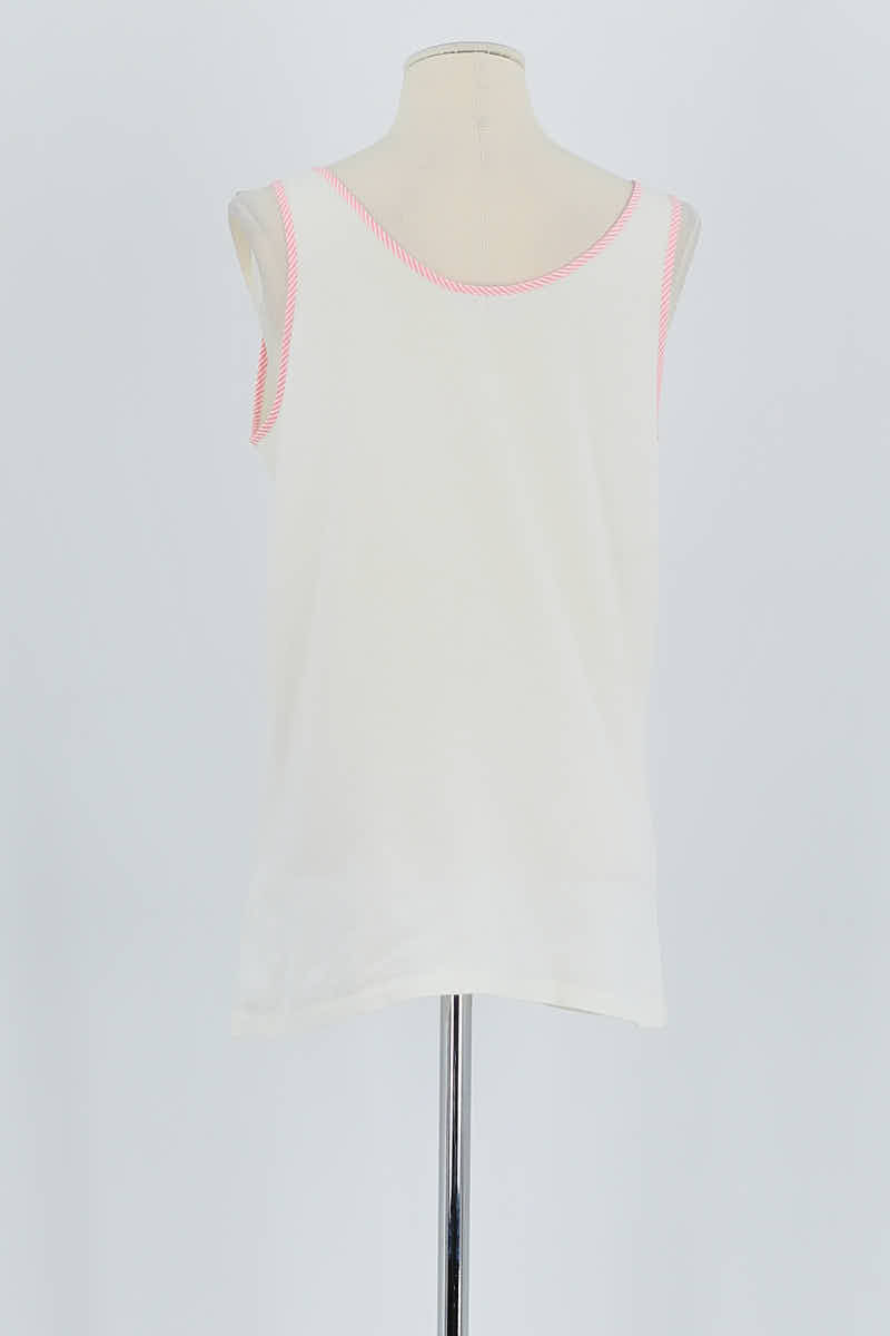Azawood sleeveless top LACOSTE - SECONDE MAIN White