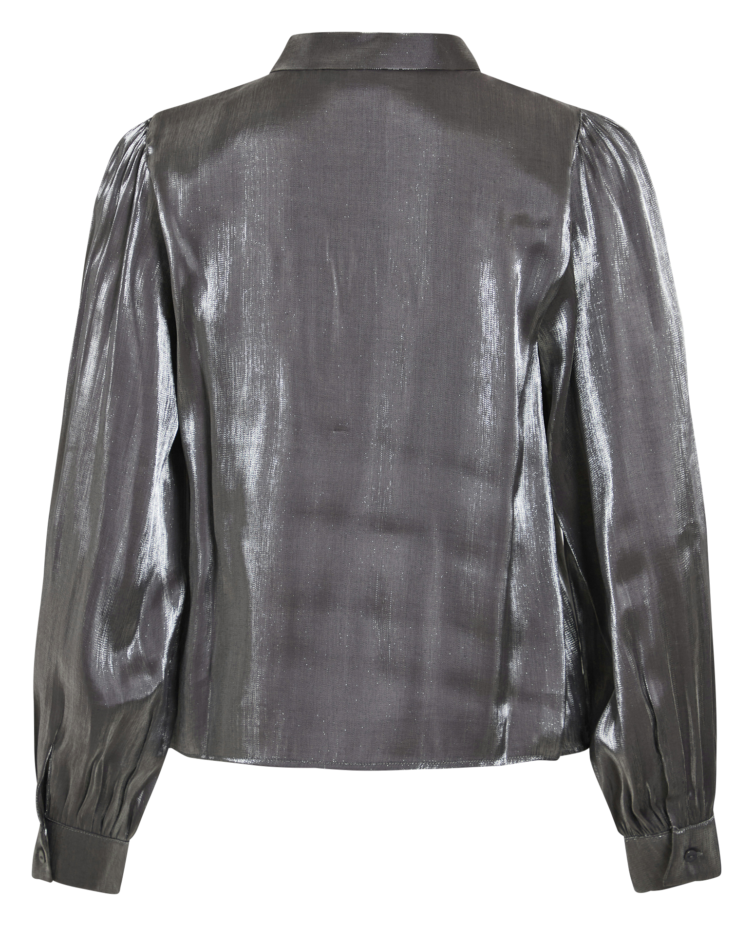 Blouse satinée col lavallière  VILA Gris