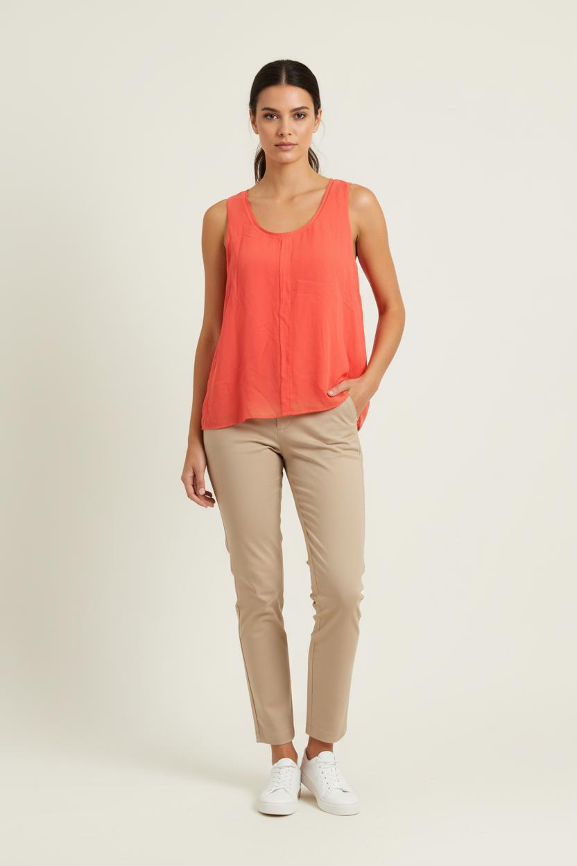 Top & tank top COMPTOIR DES COTONNIERS - Seconde main Red