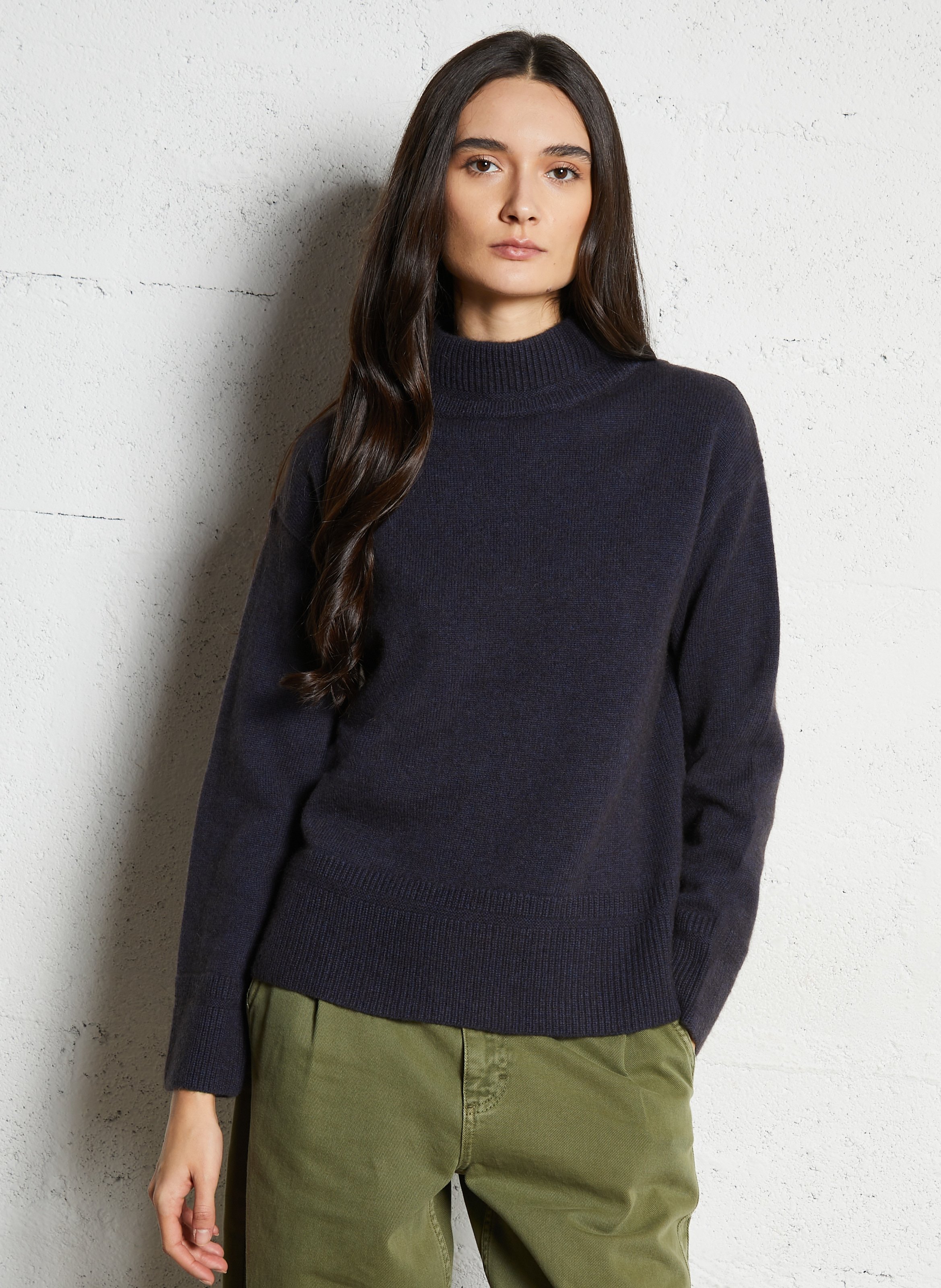 Pull col montant en laine MAISON 123