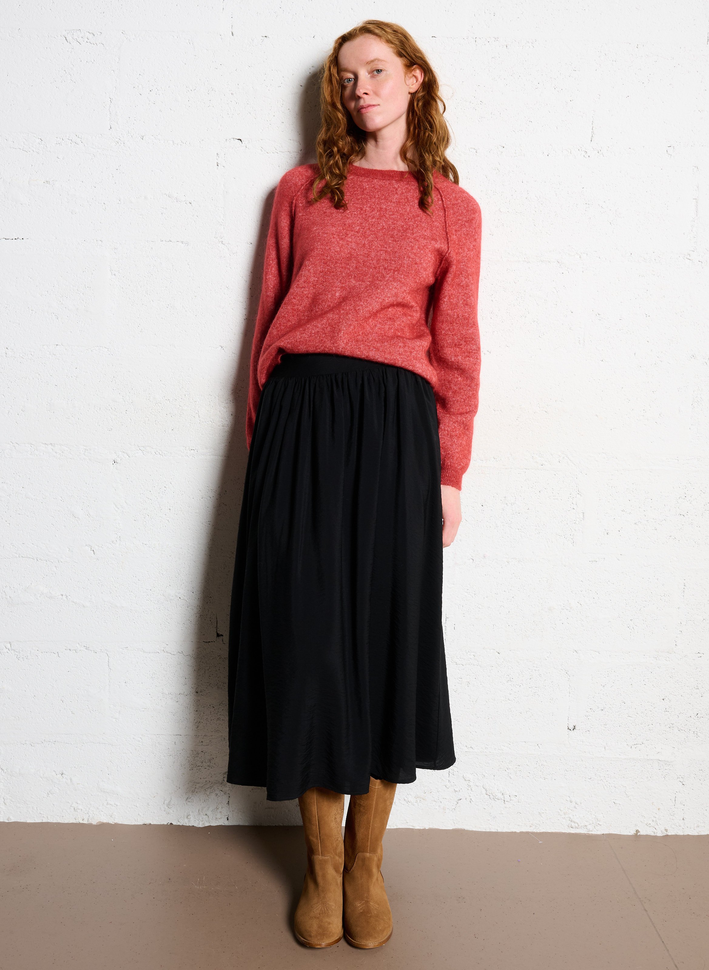 Jupe longue SUD EXPRESS Noir