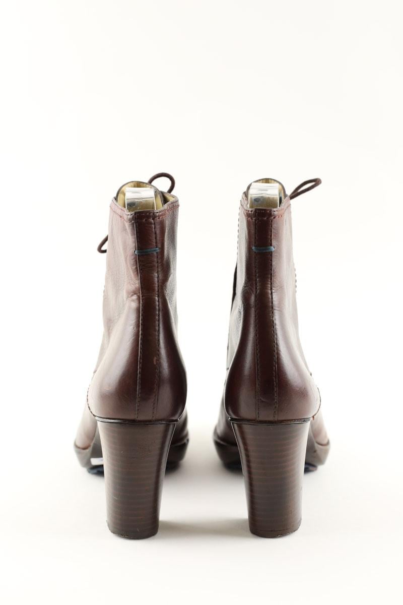 Lace-up ankle boots PAUL SMITH - Seconde main Brown