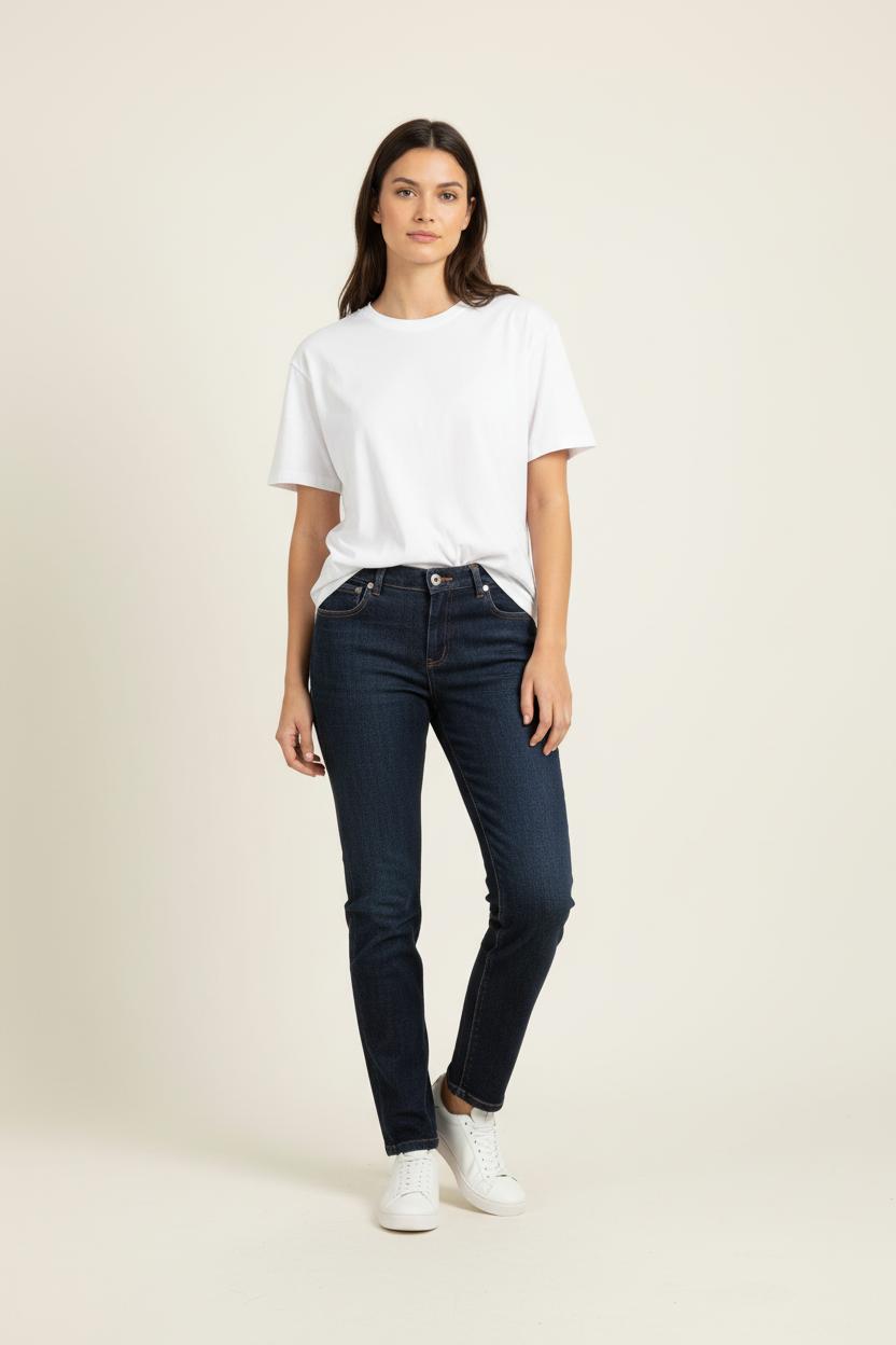 Cropped slim jeans with studs A.P.C - Seconde main Blue
