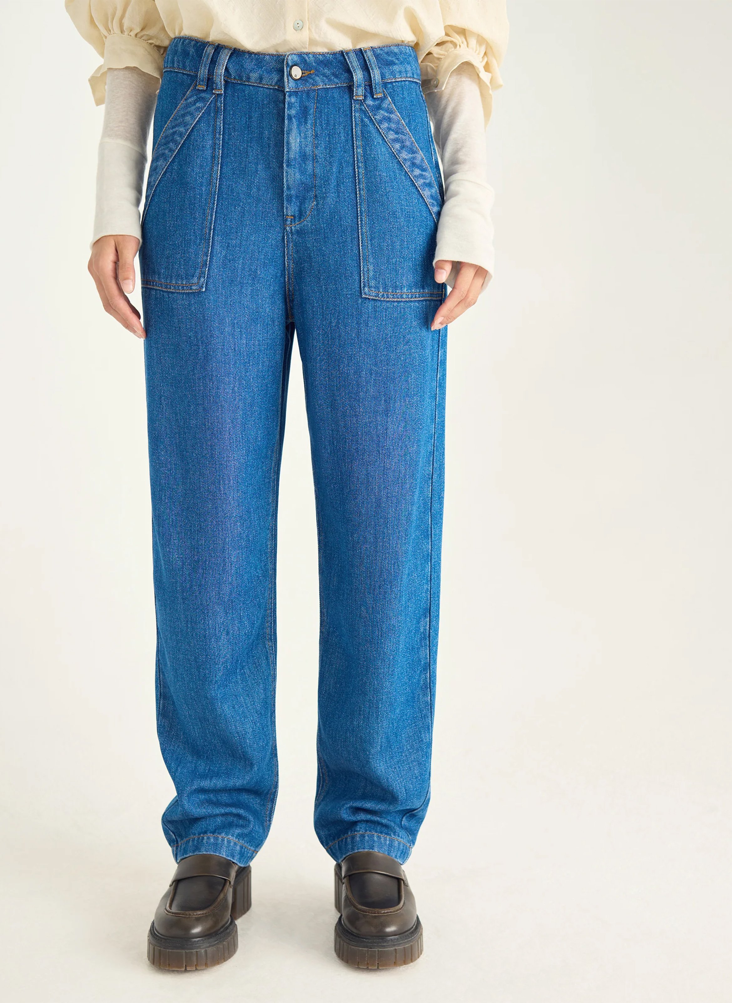 Mom Jeans ACOTE Blau