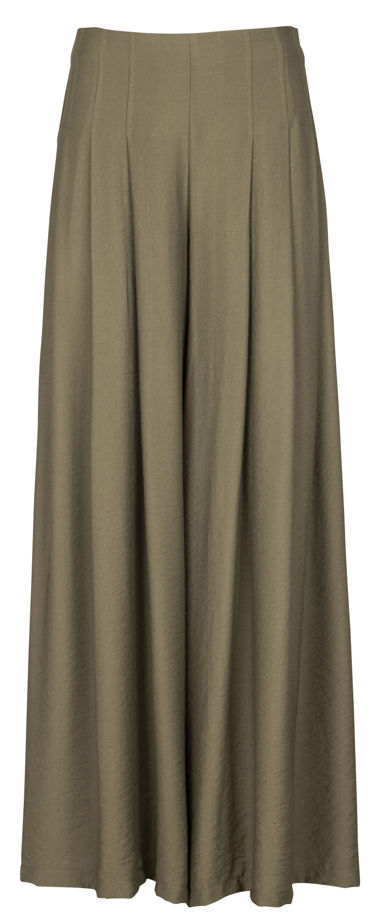 Azawood high-waisted wide-leg trousers LA FEE MARABOUTEE Green
