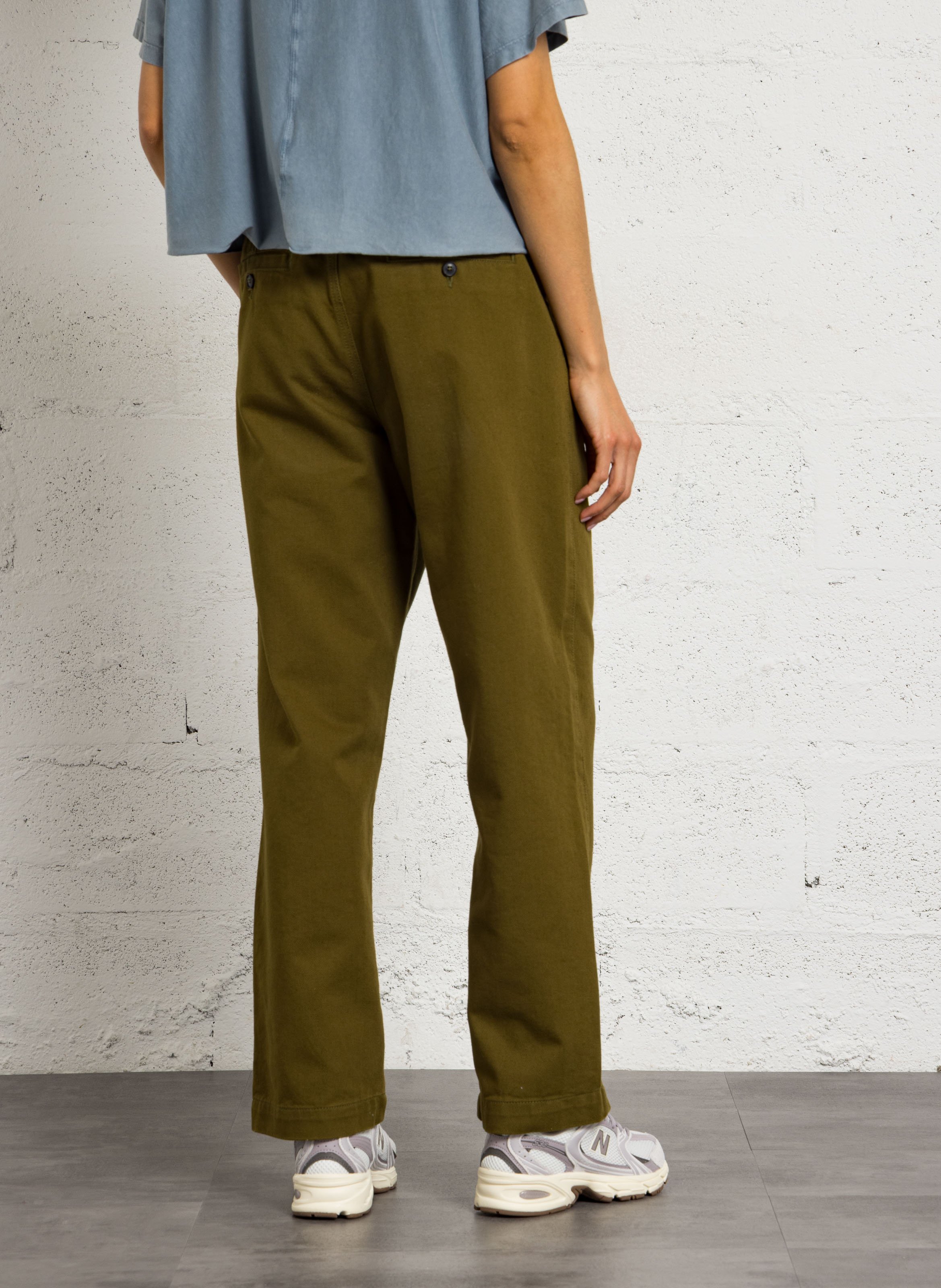 Pantalon chino à pinces BELLEROSE Vert
