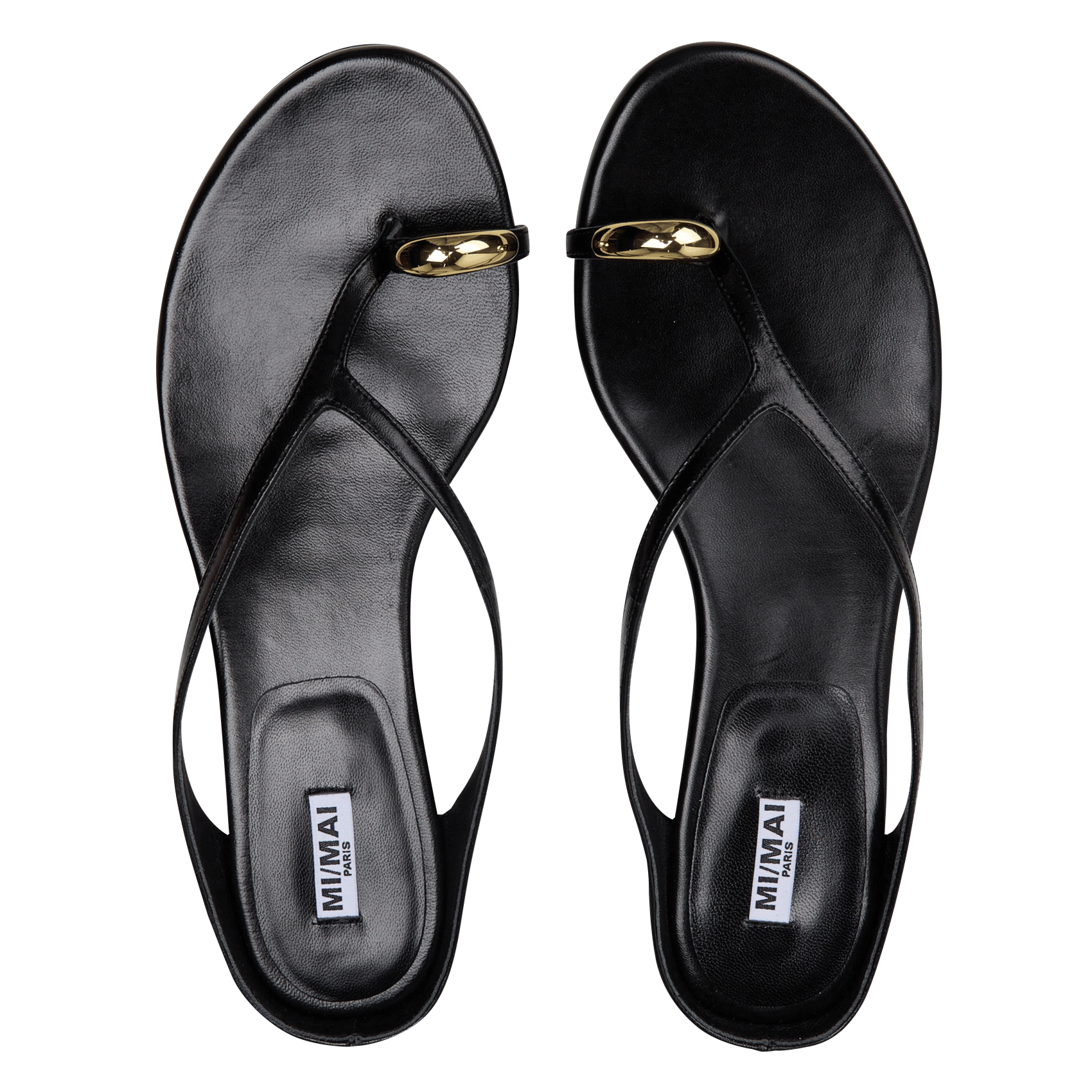 Barefoot leather sandals MI/MAI Black