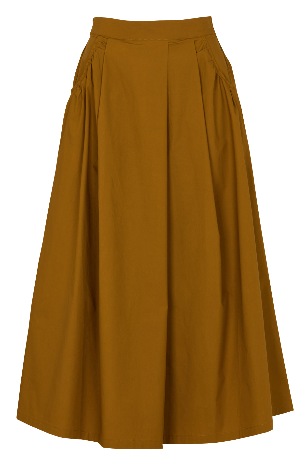 Gerende, katoenen rok JC SOPHIE Bruin