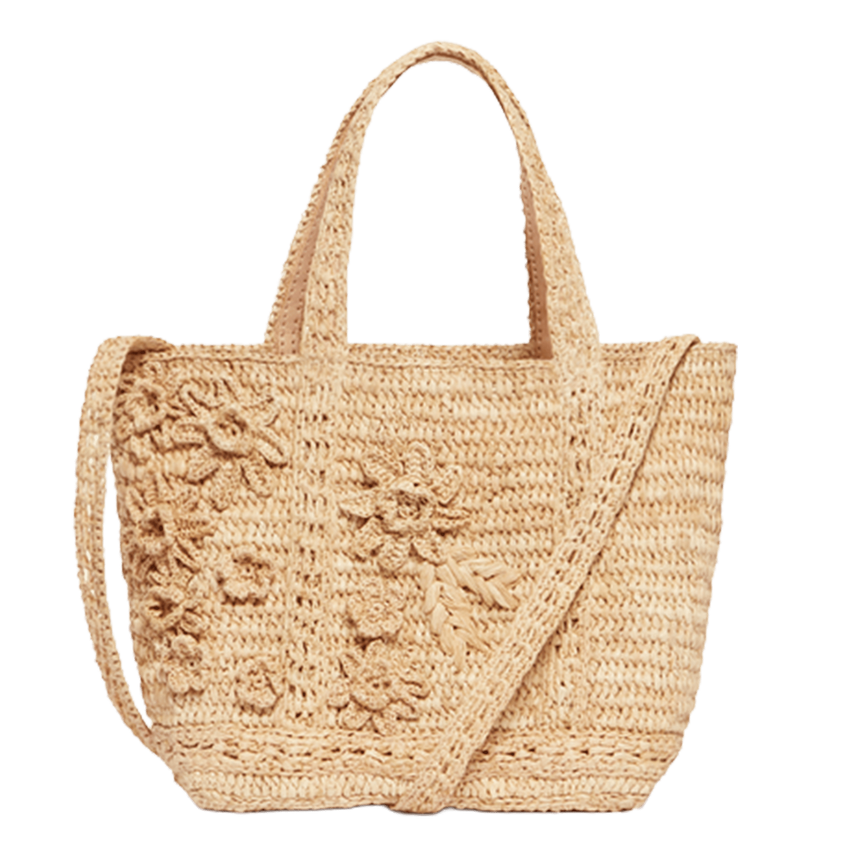 Sac cabas en raphia VANESSA BRUNO Beige
