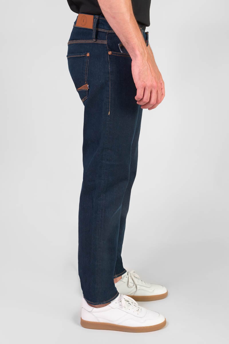 Slim stretch jeans, length 34 LE TEMPS DES CERISES Blue