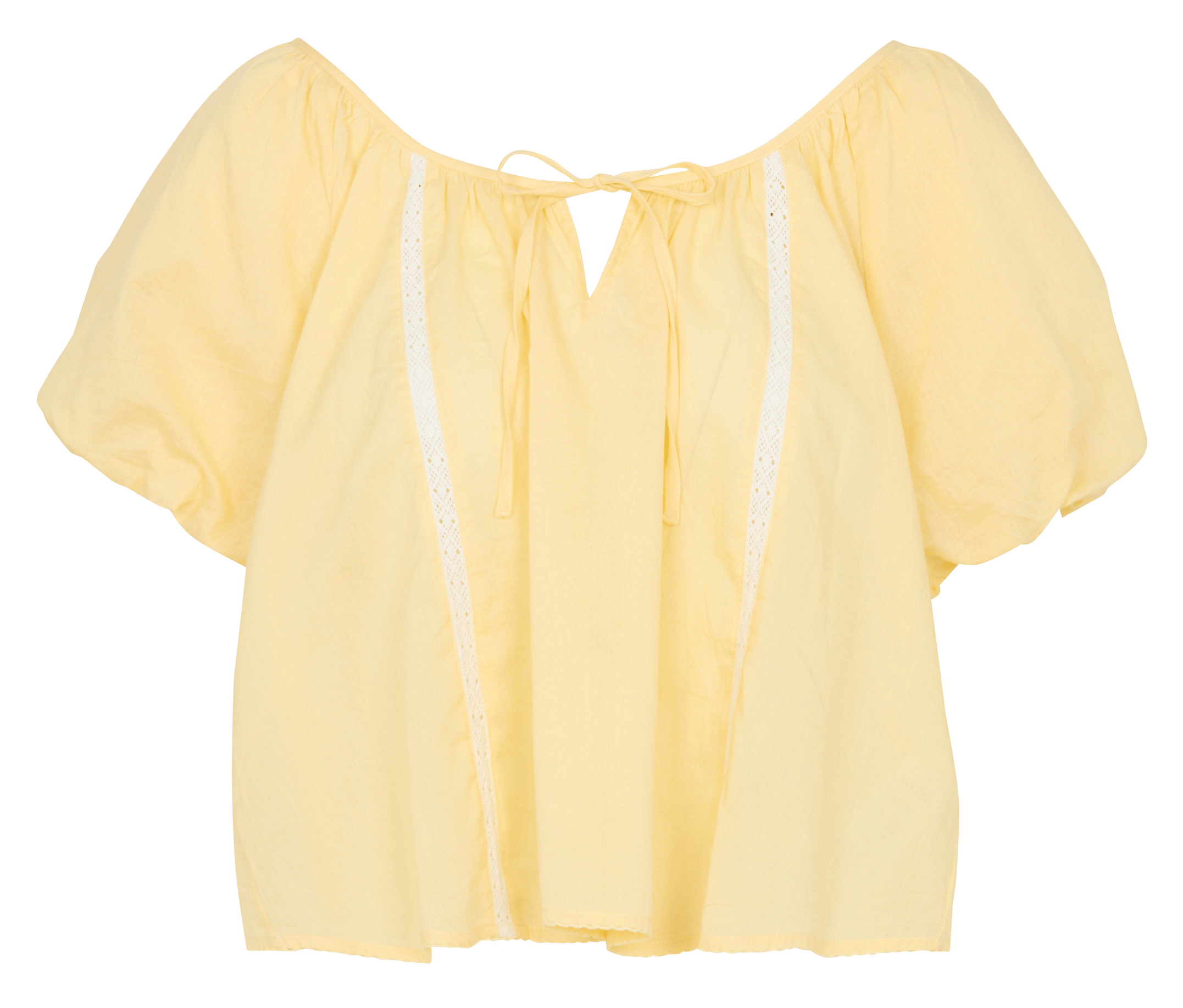 Top mit weiten kurzen Ärmeln aus Bio-Baumwolle DAMSON MADDER Beige