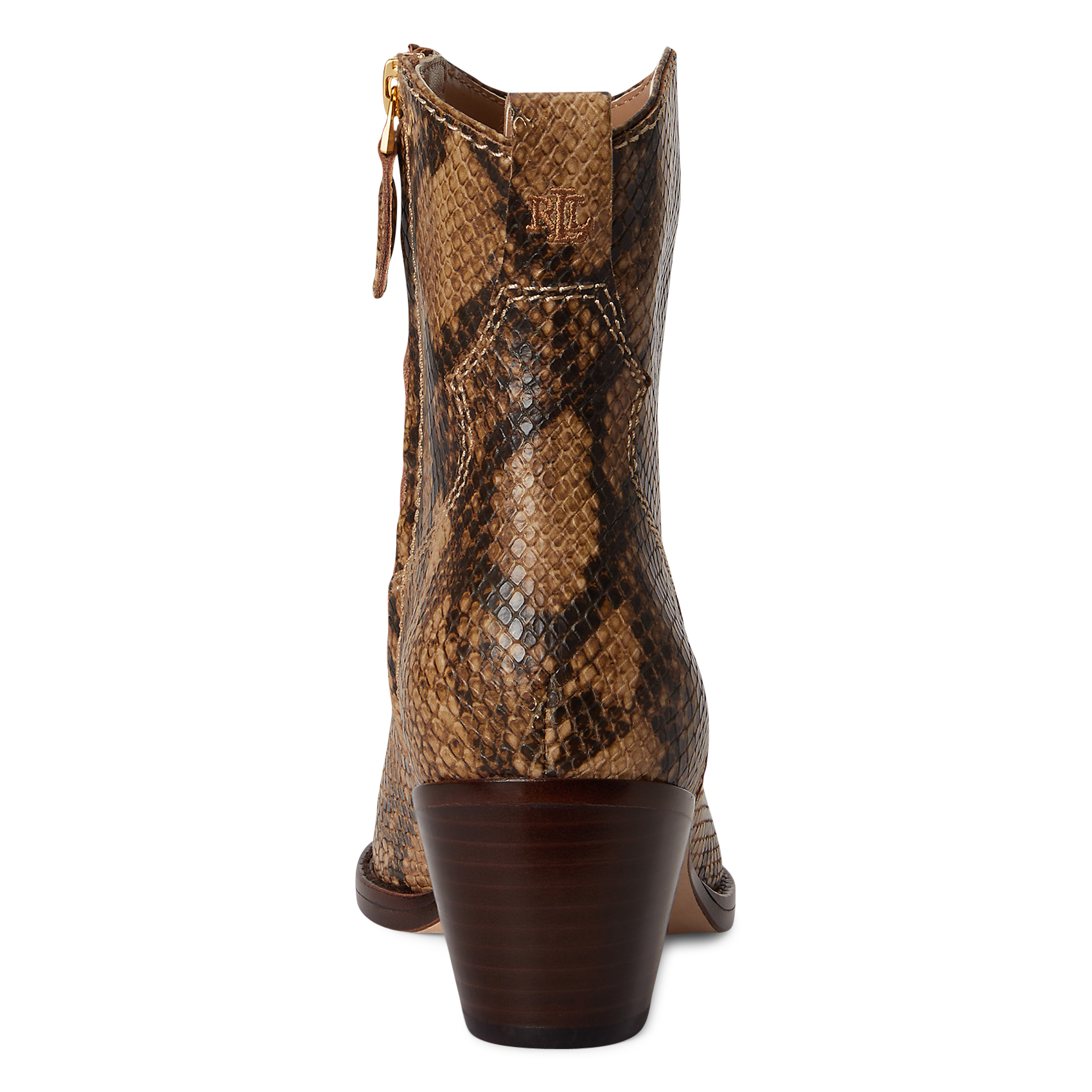 Bottines en cuir LAUREN RALPH LAUREN Marron