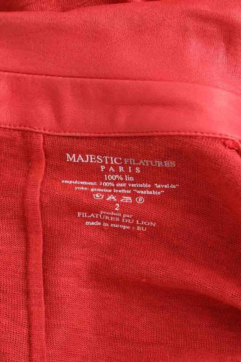 Blazer MAJESTIC FILATURES - SECONDE MAIN Red