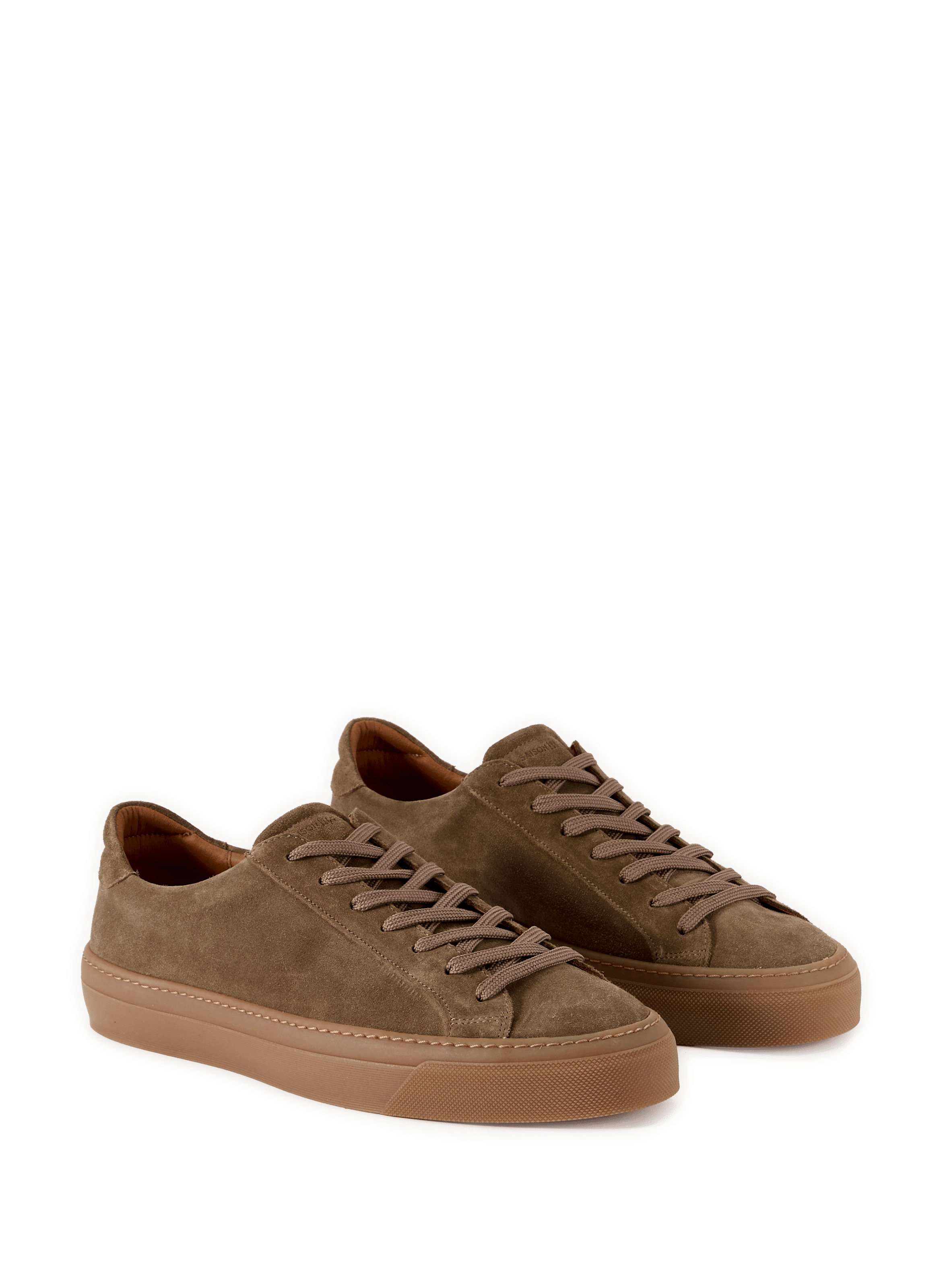 Suede trainers SAISON 1865 Brown