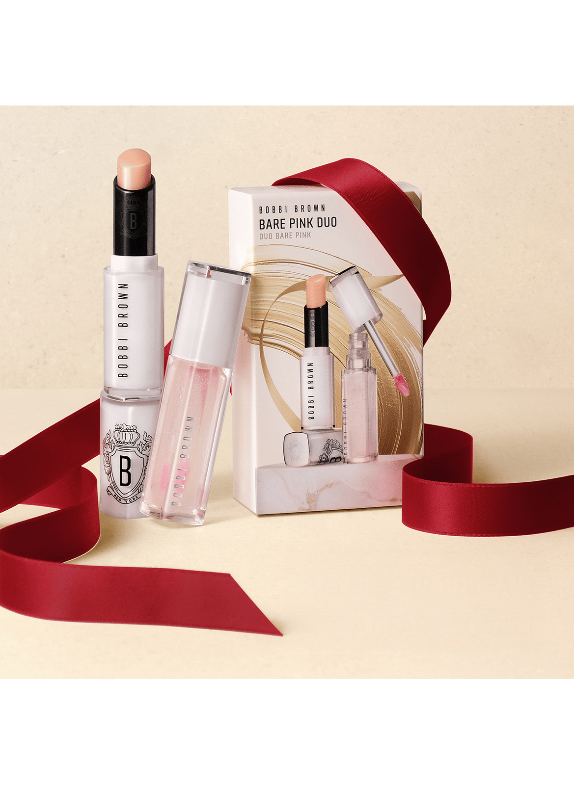 Bare Pink Duo - Lip Gloss and Lip Balm Set BOBBI BROWN Bare pink