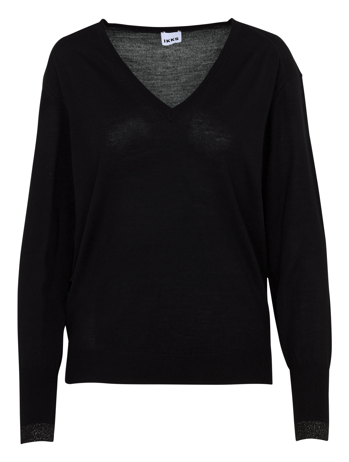 Pull col V en laine IKKS