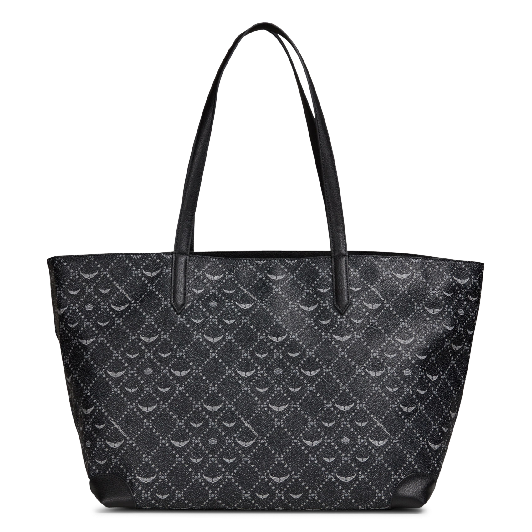 Sac cabas monogrammé ZADIG&VOLTAIRE Noir