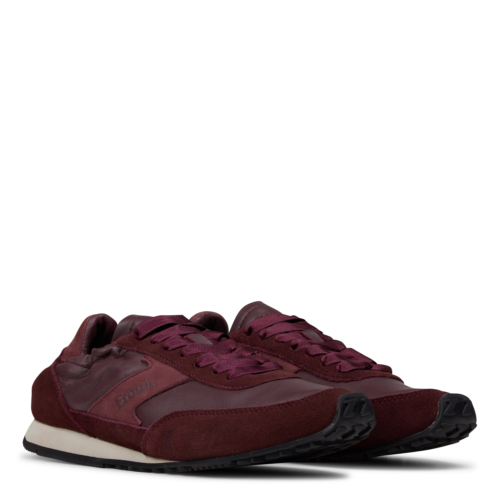 Low-top leather trainers ETONIC Purple